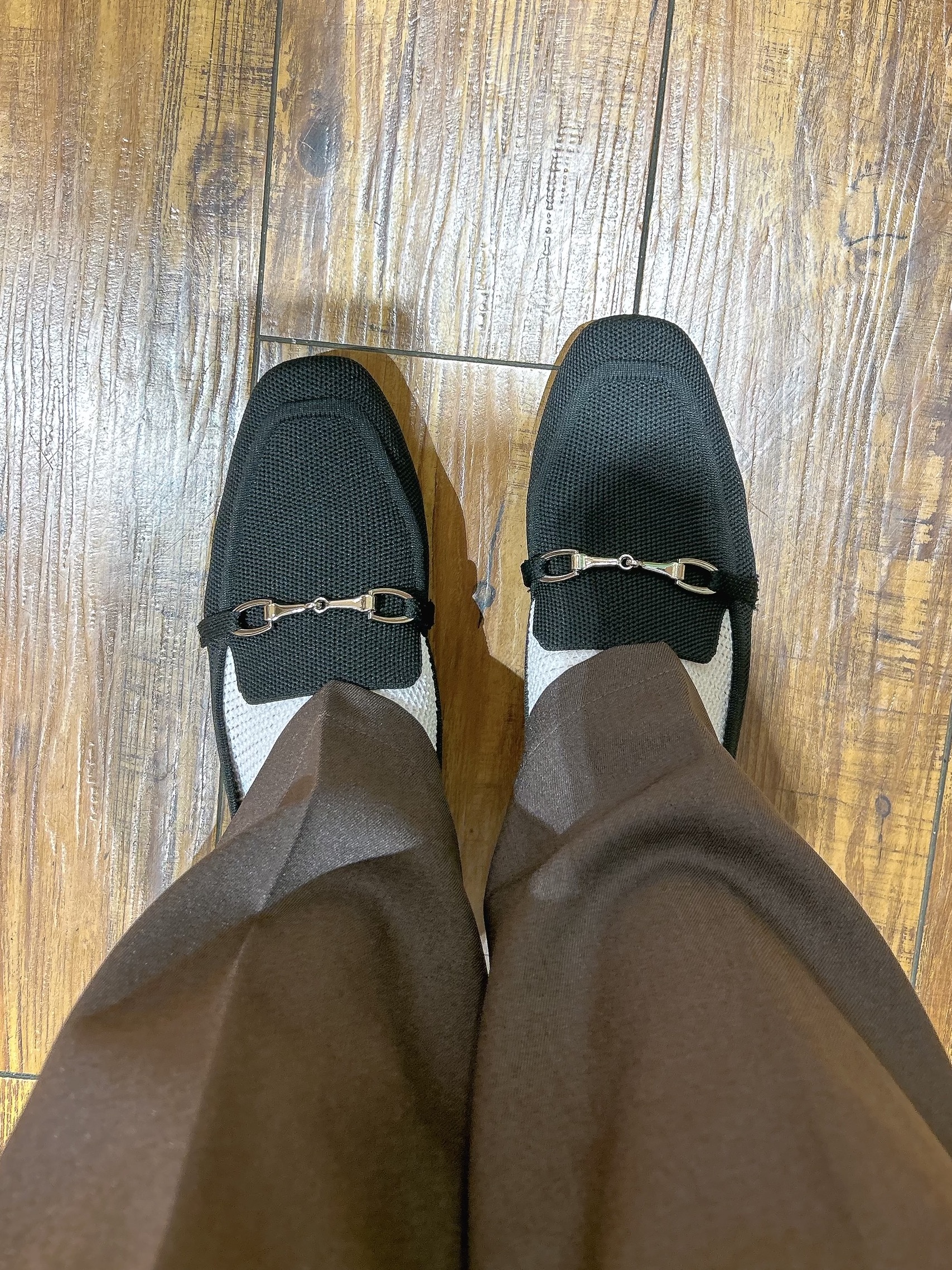 かおりさんの「SHOO･LA･RUE｜【S-LL/洗濯機可】着痩せシルエット シャーリングシャツカーディガン」を使ったコーディネート