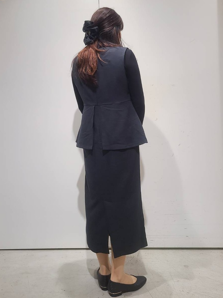 hmさんの「OPAQUE.CLIP｜袖口レース／ドットチュール切替トップス【洗濯機OK】」を使ったコーディネート