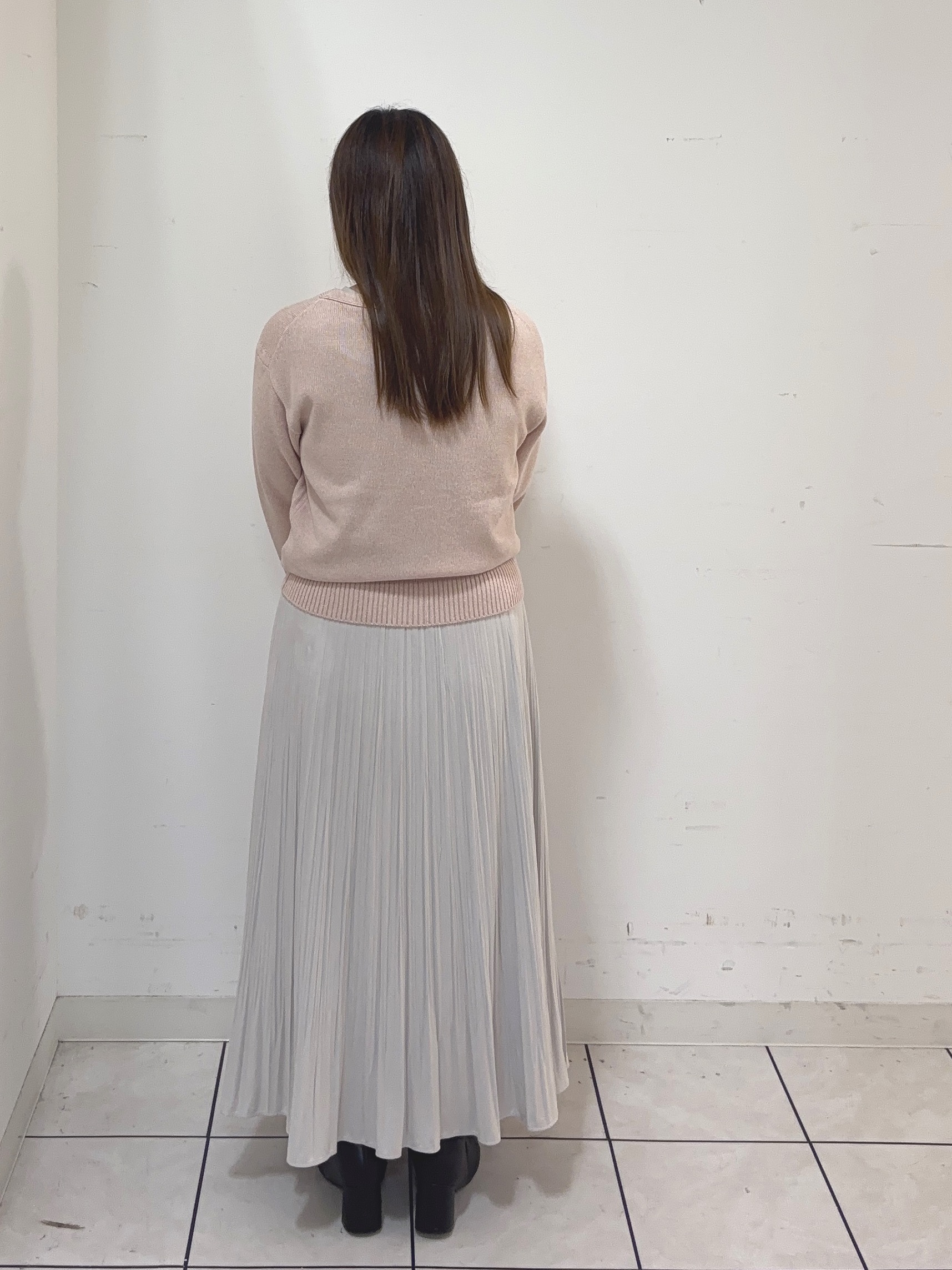 タマさんの「UNTITLED｜【アンサンブル可/手洗い可】杢調プルオーバーニット」を使ったコーディネート