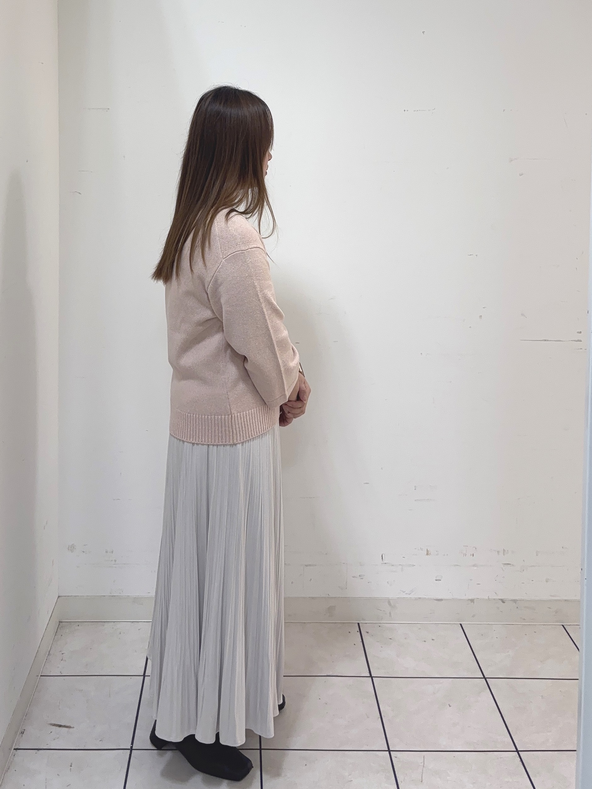 タマさんの「UNTITLED｜【アンサンブル可/手洗い可】杢調プルオーバーニット」を使ったコーディネート