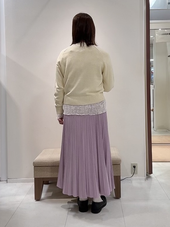 YUIさんの「UNTITLED｜【アンサンブル可/秋羽織り】杢調ジップカーディガン」を使ったコーディネート