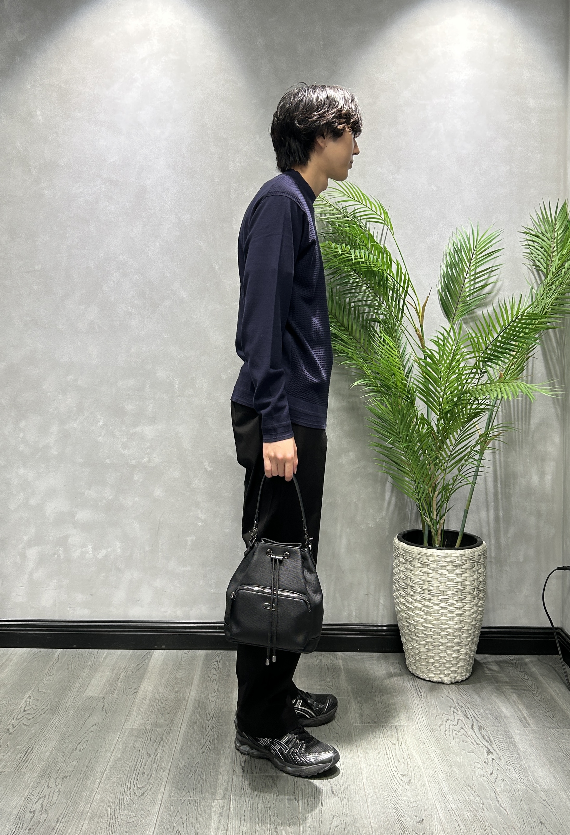ruiさんの「TAKEO KIKUCHI｜ハイゲージ モックネック ニット プルオーバー」を使ったコーディネート