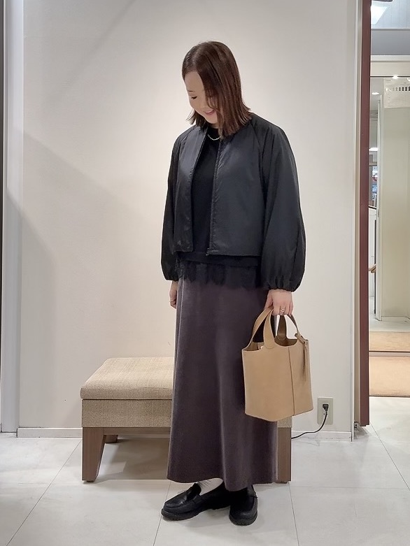 YUIさんの「UNTITLED｜【軽アウター/中綿/秋冬コート】ショートブルゾン」を使ったコーディネート