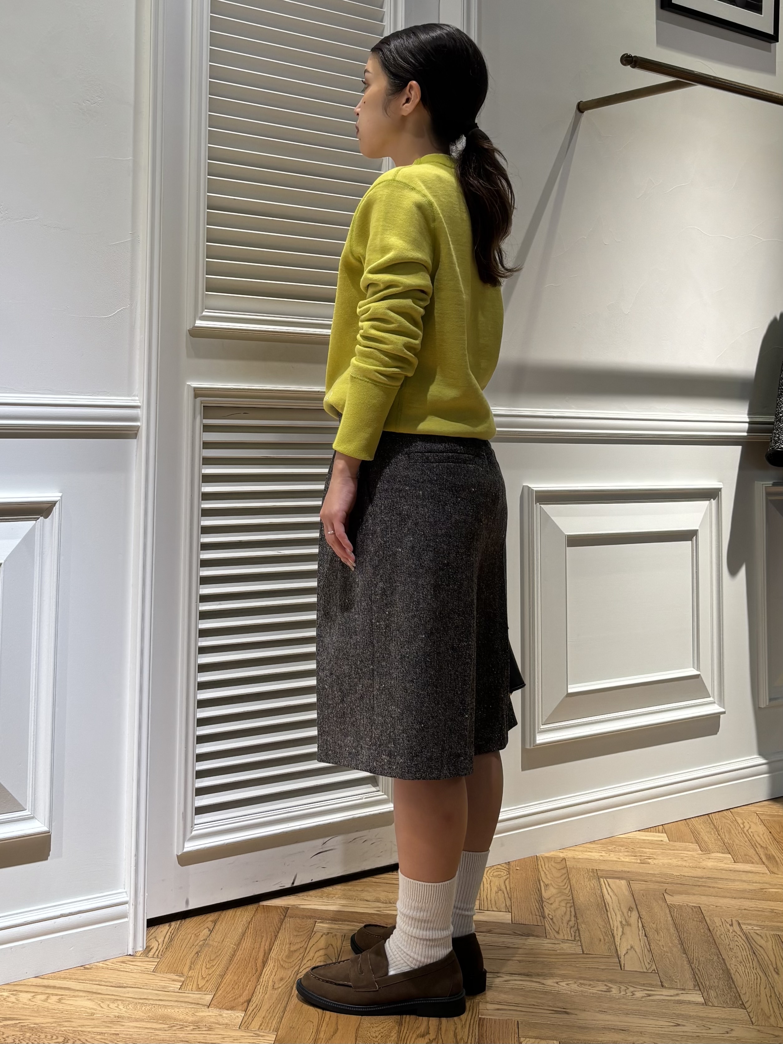 Mgmさんの「DRESSTERIOR｜【セットアップ可】ネップツイードバミューダパンツ」を使ったコーディネート
