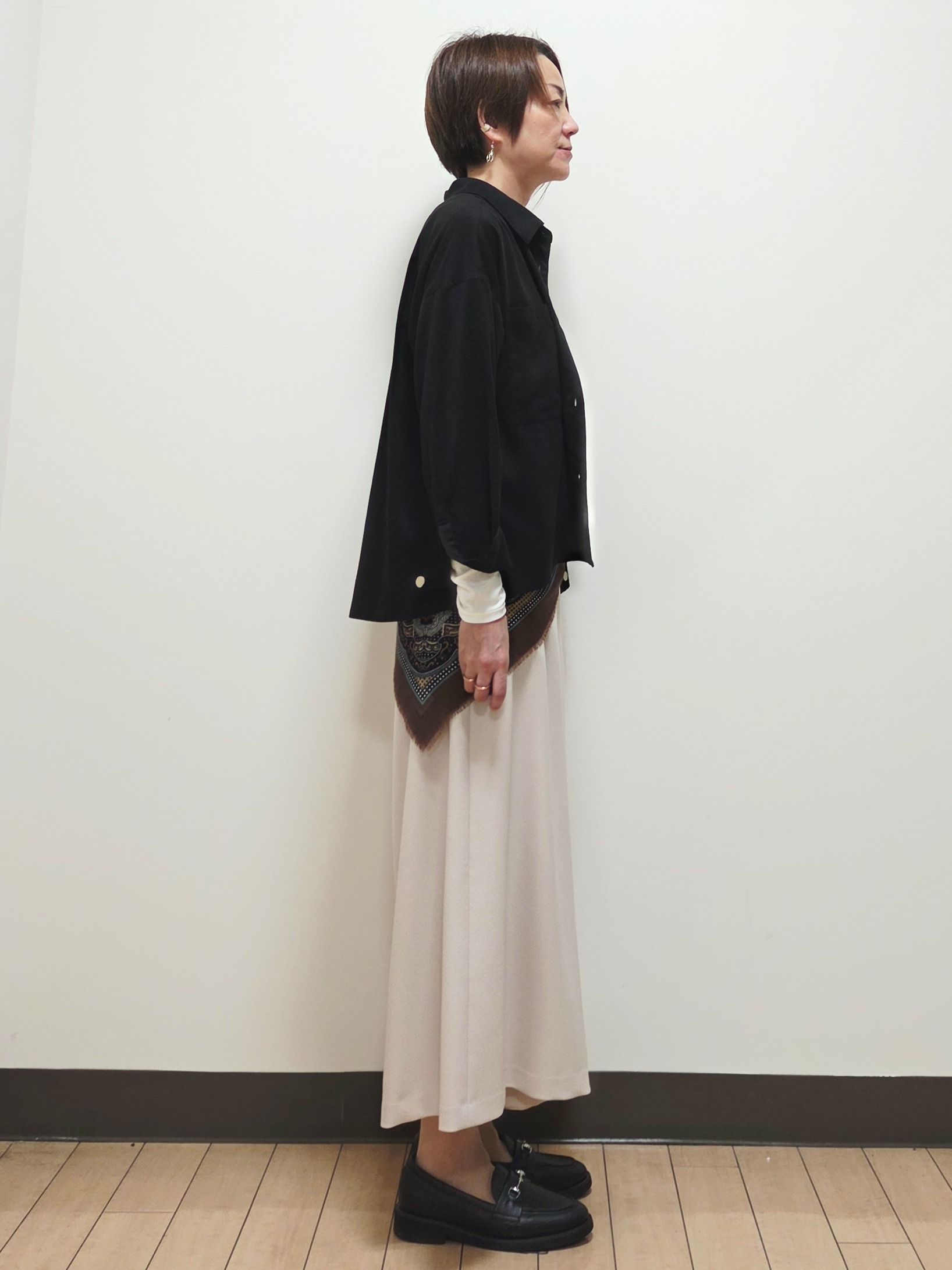 yuuさんの「Reflect｜【羽織◎】スエード調シャツ」を使ったコーディネート