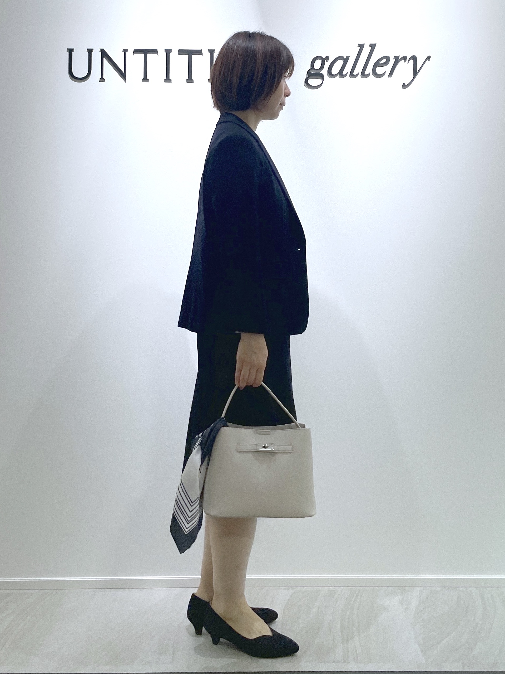 hanaさんの「UNTITLED｜【ウール100/仕事着/スーツ】ミルドジャージテーラードジャケット」を使ったコーディネート