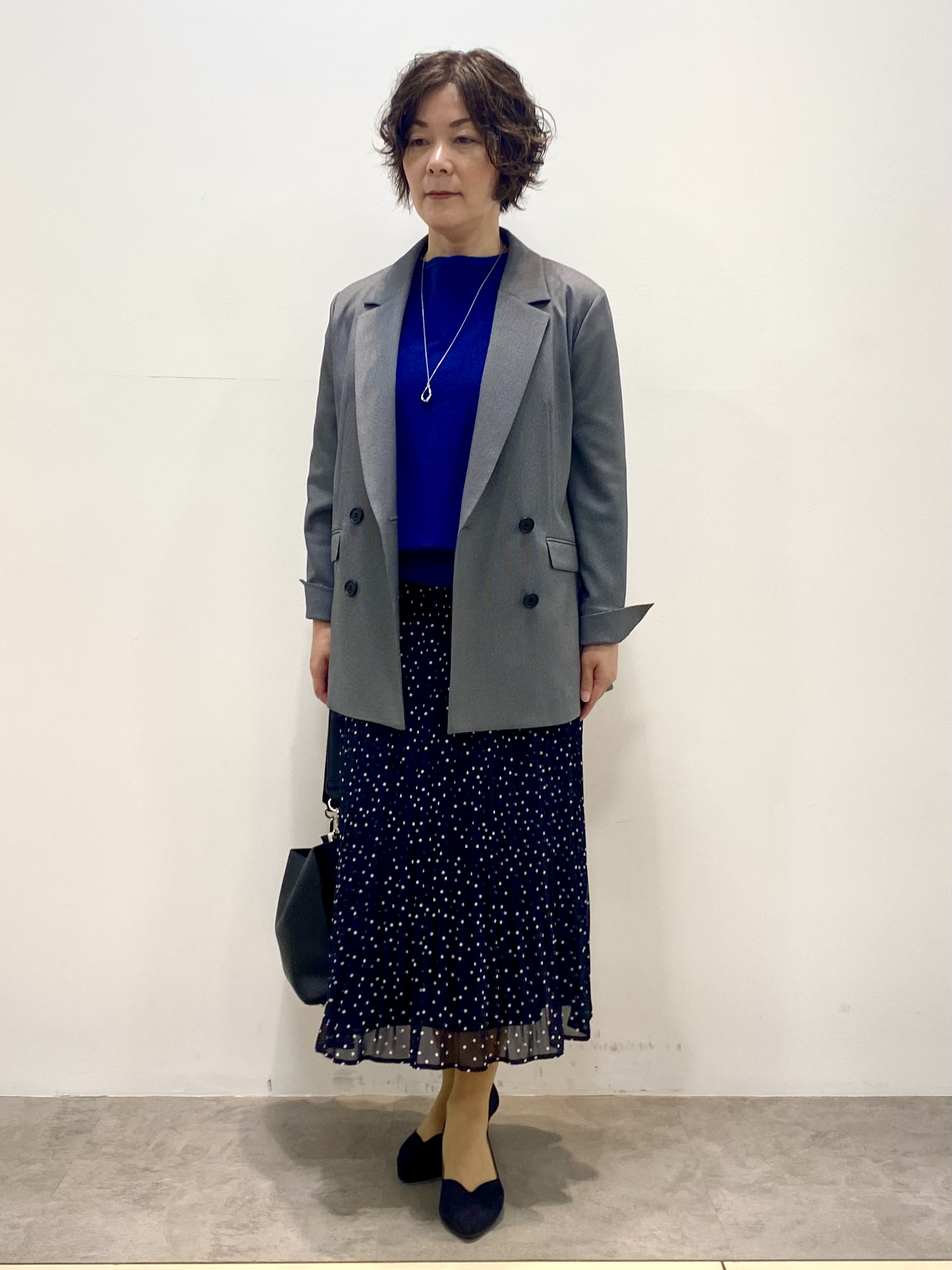oharaさんの「Reflect｜【通勤◎】ダブルブレストデザインテーラードジャケット」を使ったコーディネート