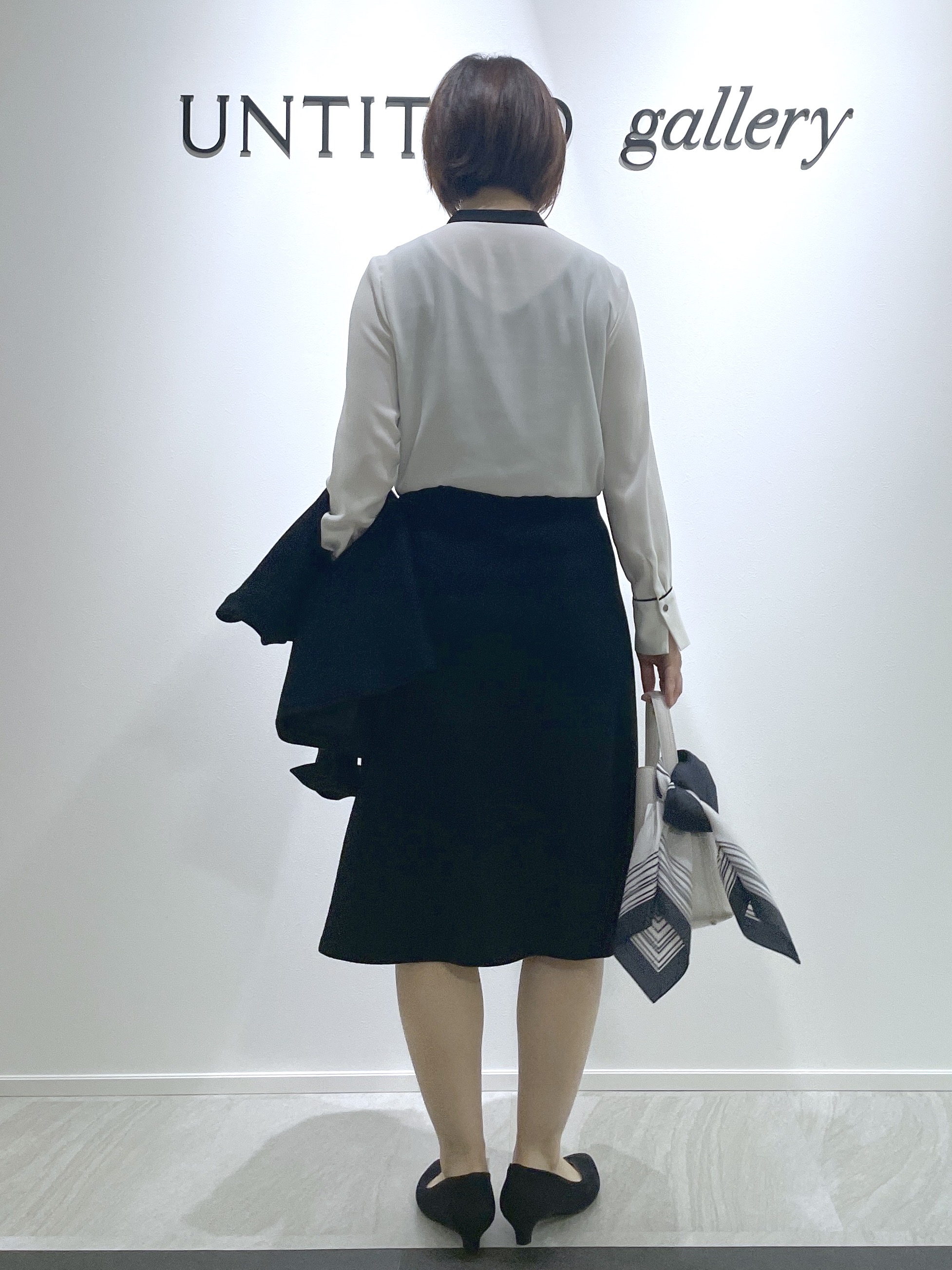 hanaさんの「UNTITLED｜【ウール100/仕事着/スーツ】ミルドジャージテーラードジャケット」を使ったコーディネート