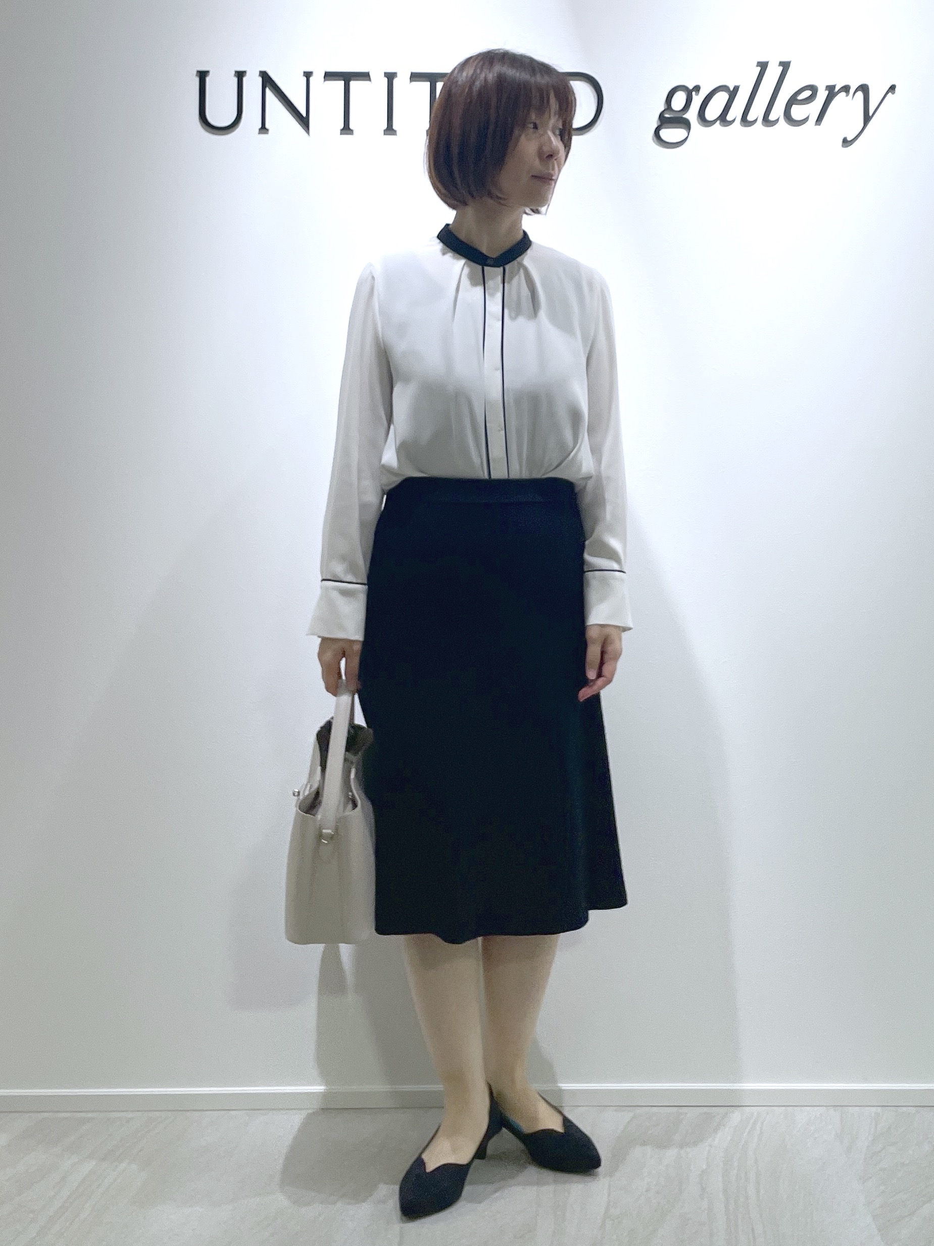 hanaさんの「UNTITLED｜【ウール100/仕事着/スーツ】ミルドジャージテーラードジャケット」を使ったコーディネート