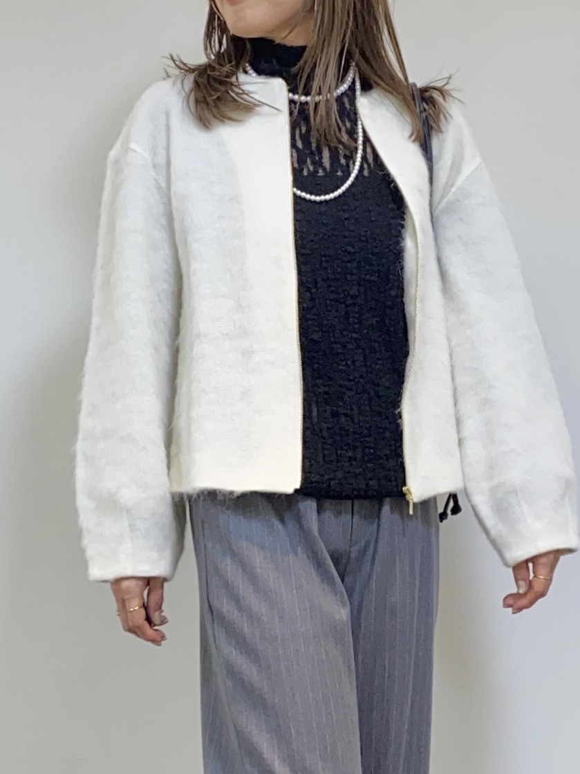 tomoさんの「UNTITLED｜【重ね着レイヤード】レースハイネックトップス」を使ったコーディネート