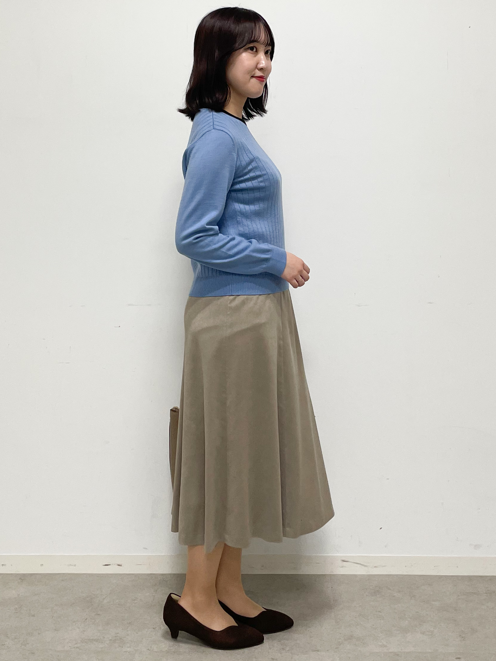 yukariさんの「Reflect｜【通勤】フェイクスエードフレアスカート」を使ったコーディネート