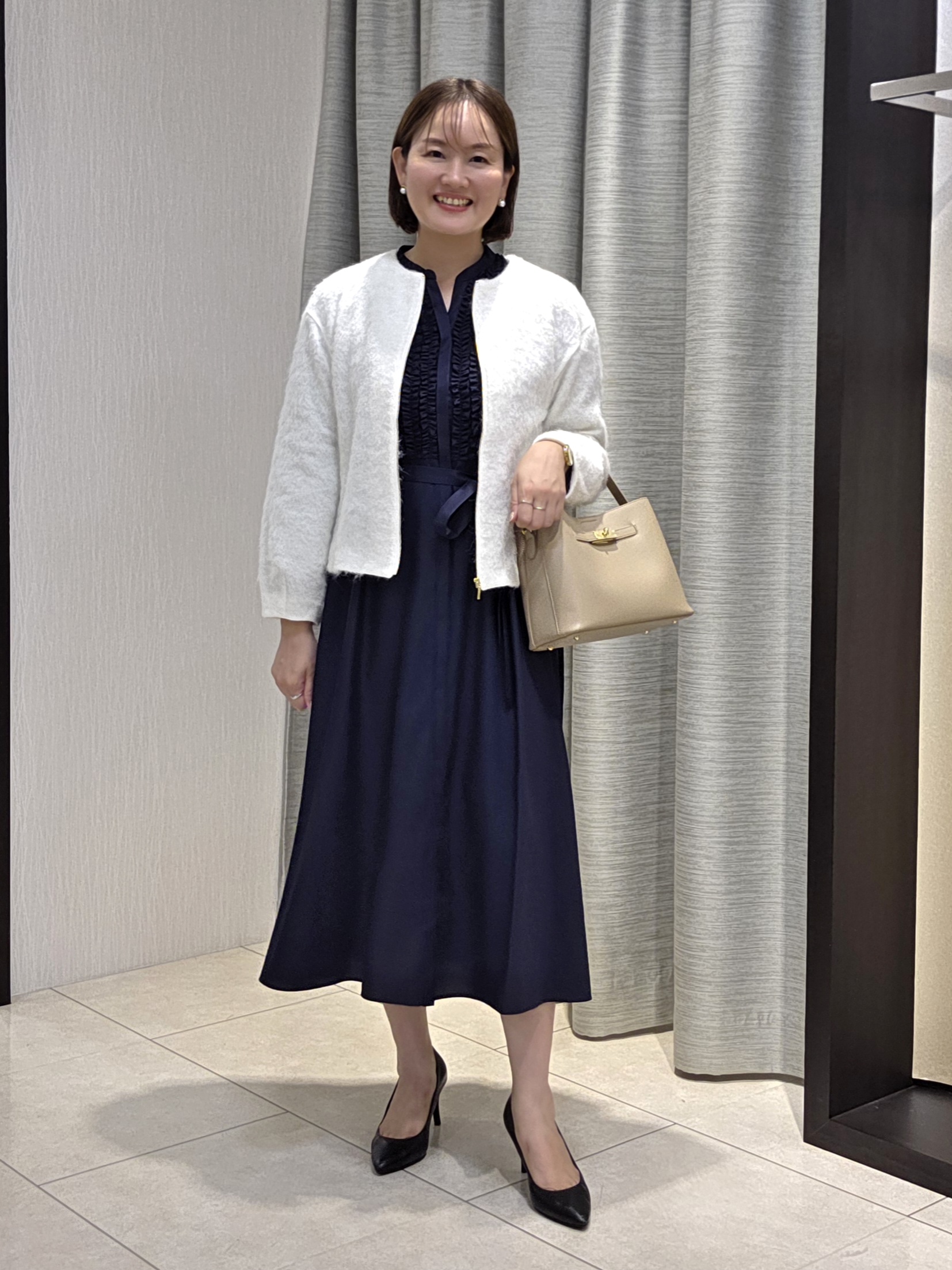naokoさんの「UNTITLED｜【追加/新色】エアリーワンハンドルバッグ」を使ったコーディネート