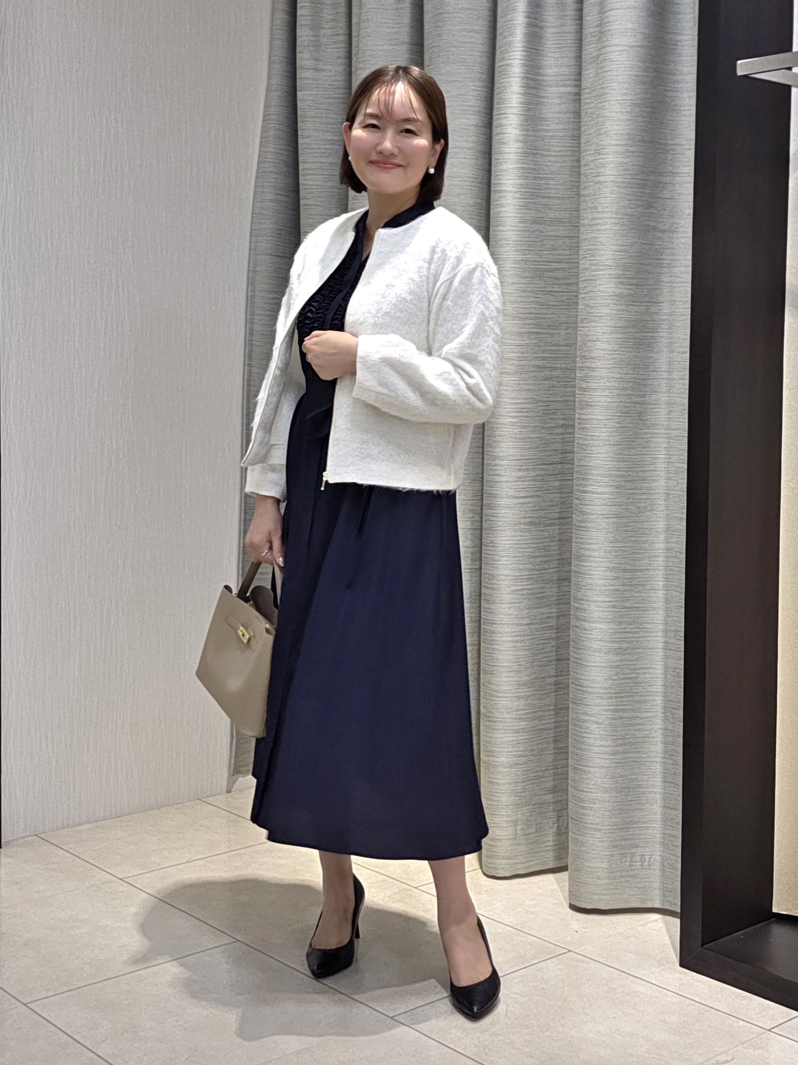 naokoさんの「UNTITLED｜【追加/新色】エアリーワンハンドルバッグ」を使ったコーディネート