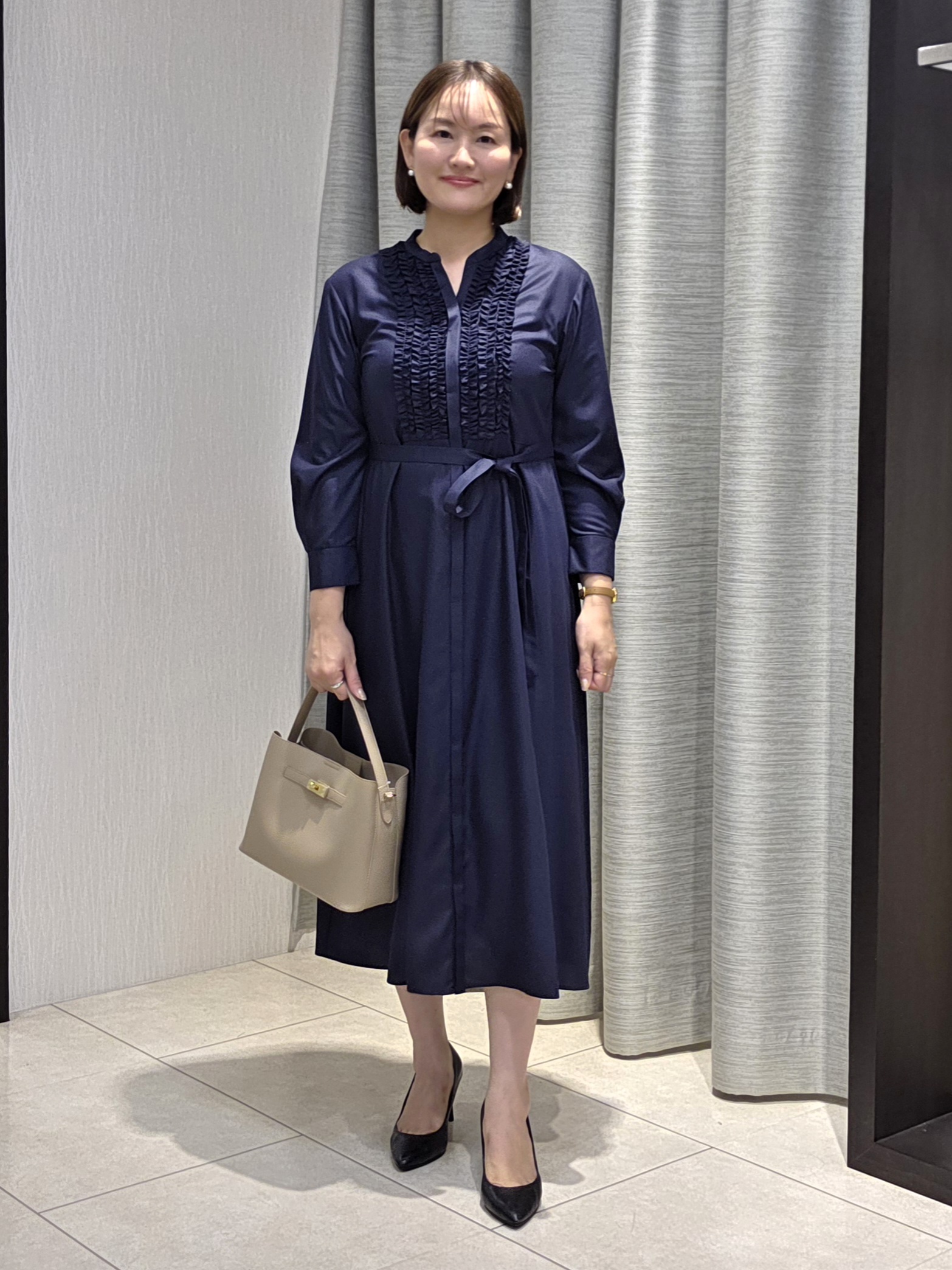 naokoさんの「UNTITLED｜【追加/新色】エアリーワンハンドルバッグ」を使ったコーディネート