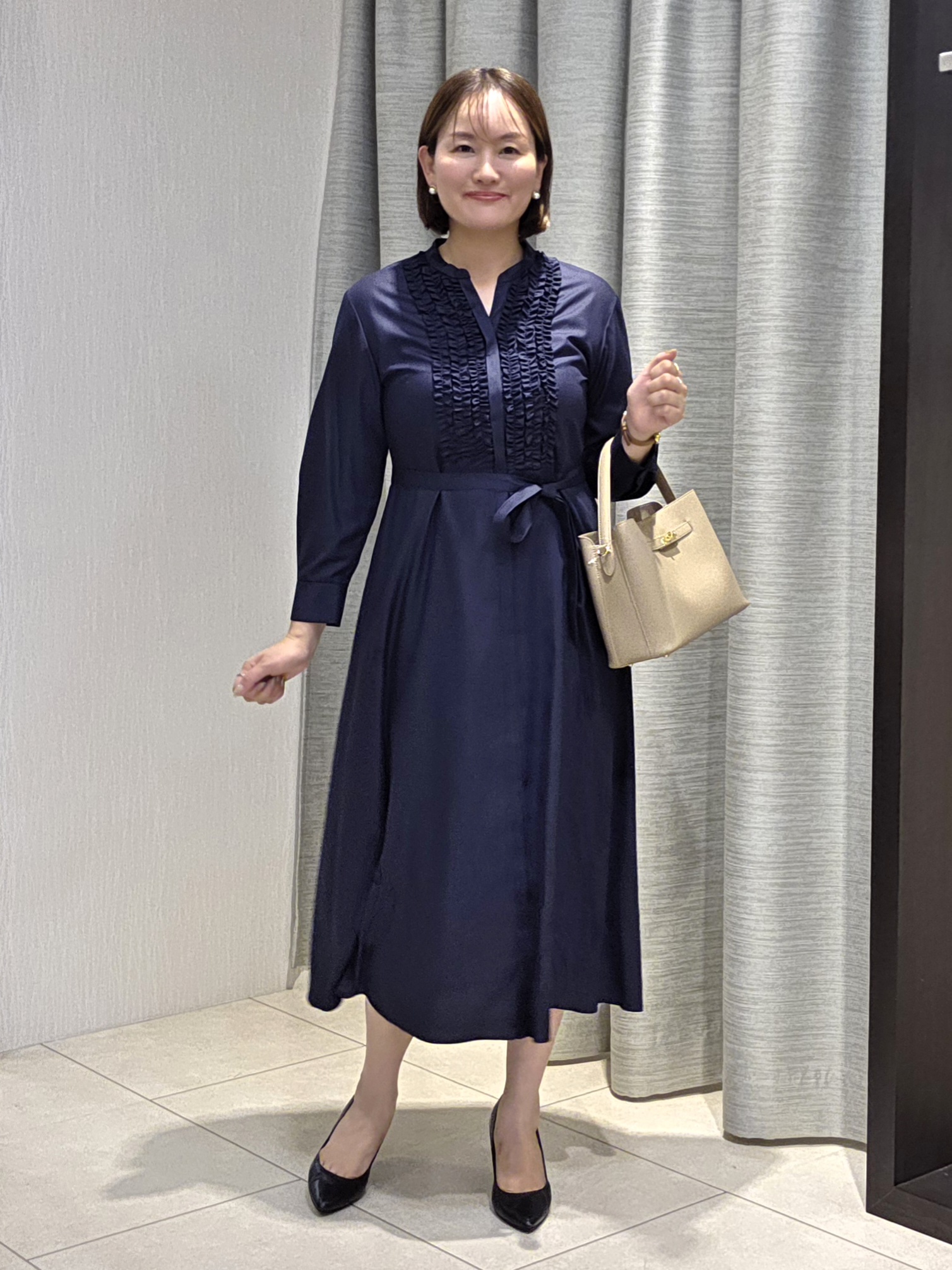naokoさんの「UNTITLED｜【追加/新色】エアリーワンハンドルバッグ」を使ったコーディネート