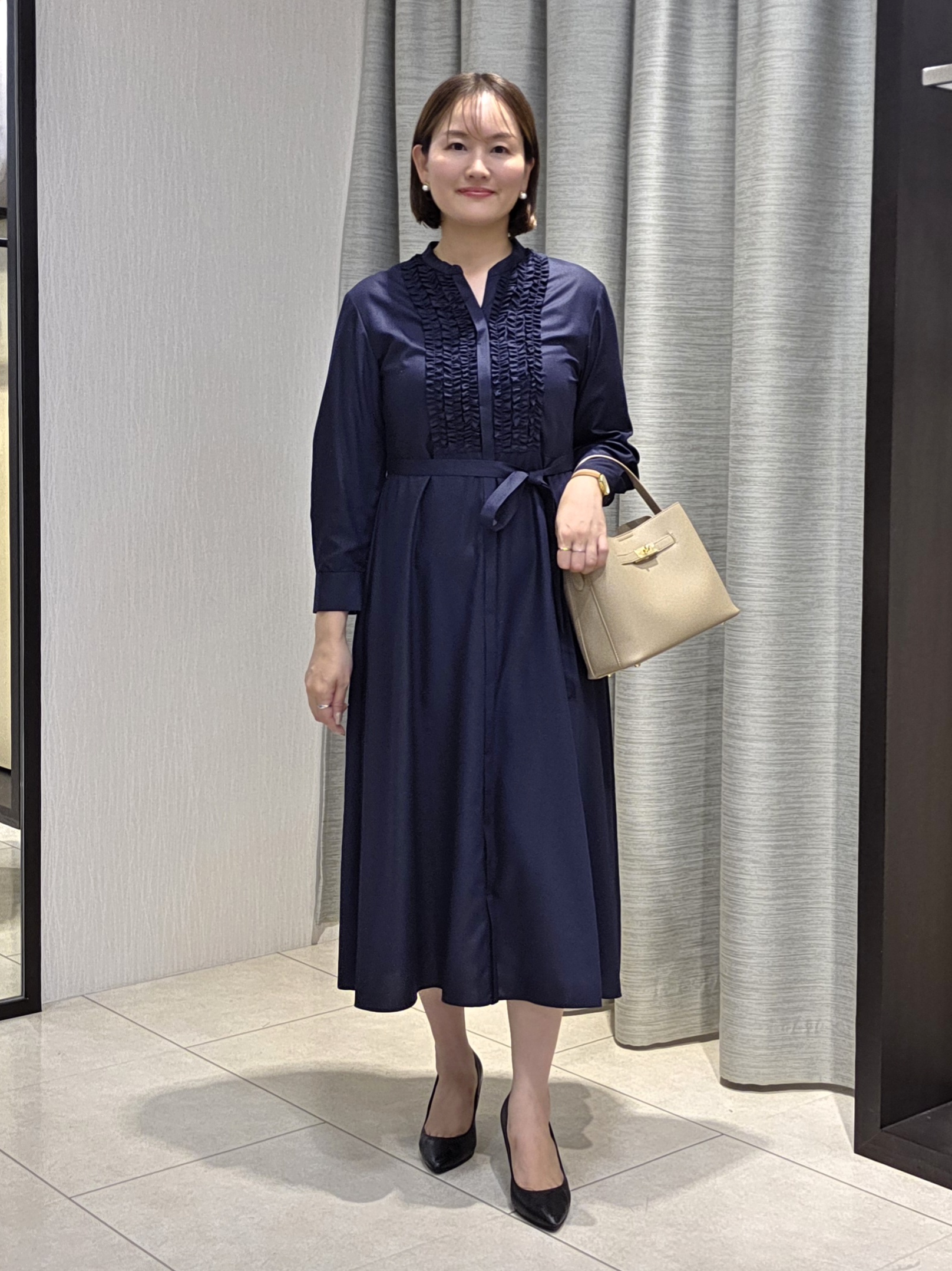 naokoさんの「UNTITLED｜【追加/新色】エアリーワンハンドルバッグ」を使ったコーディネート