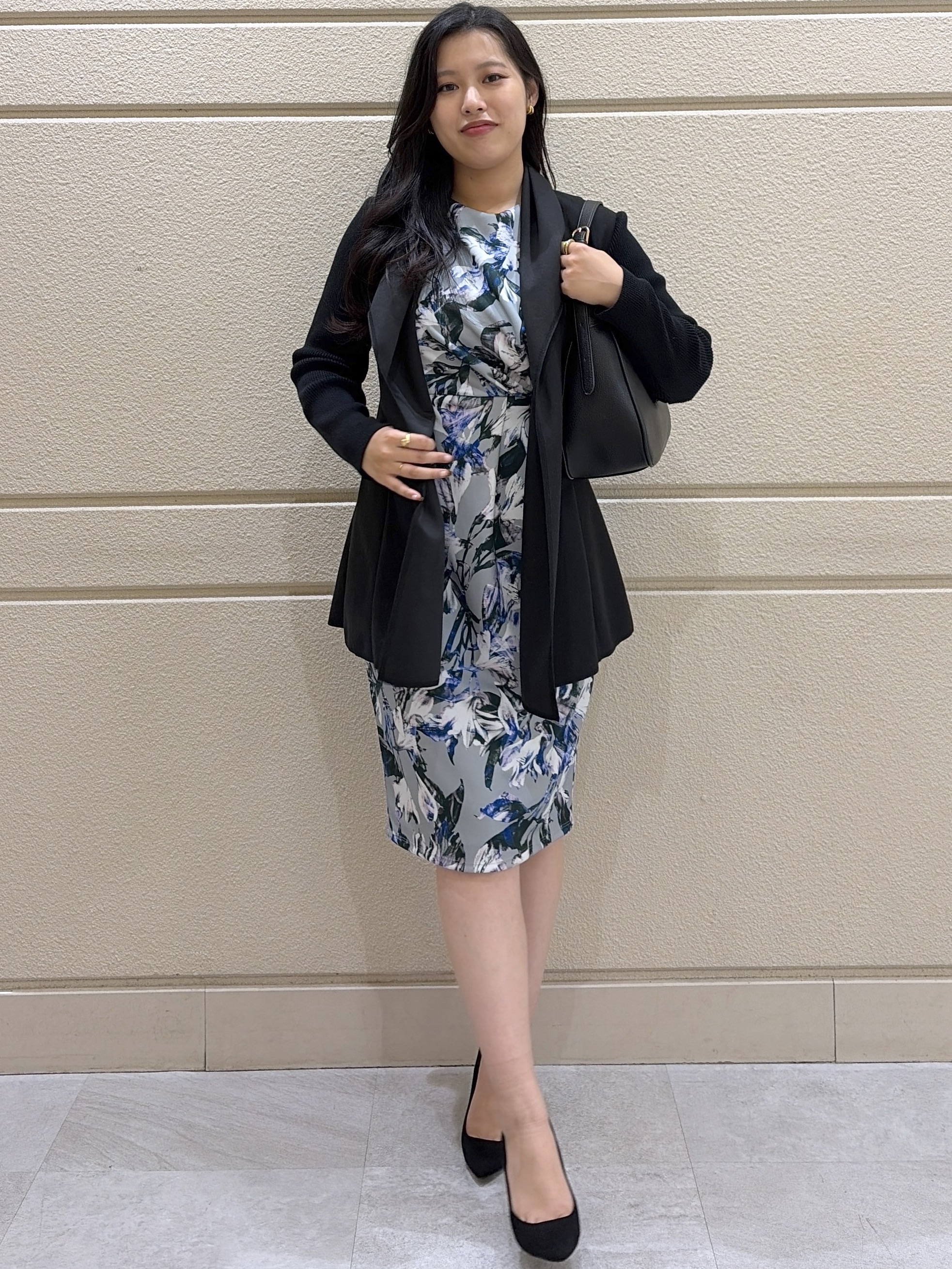 Momokaさんの「COUP DE CHANCE｜【日本製】着流しカーディガン」を使ったコーディネート