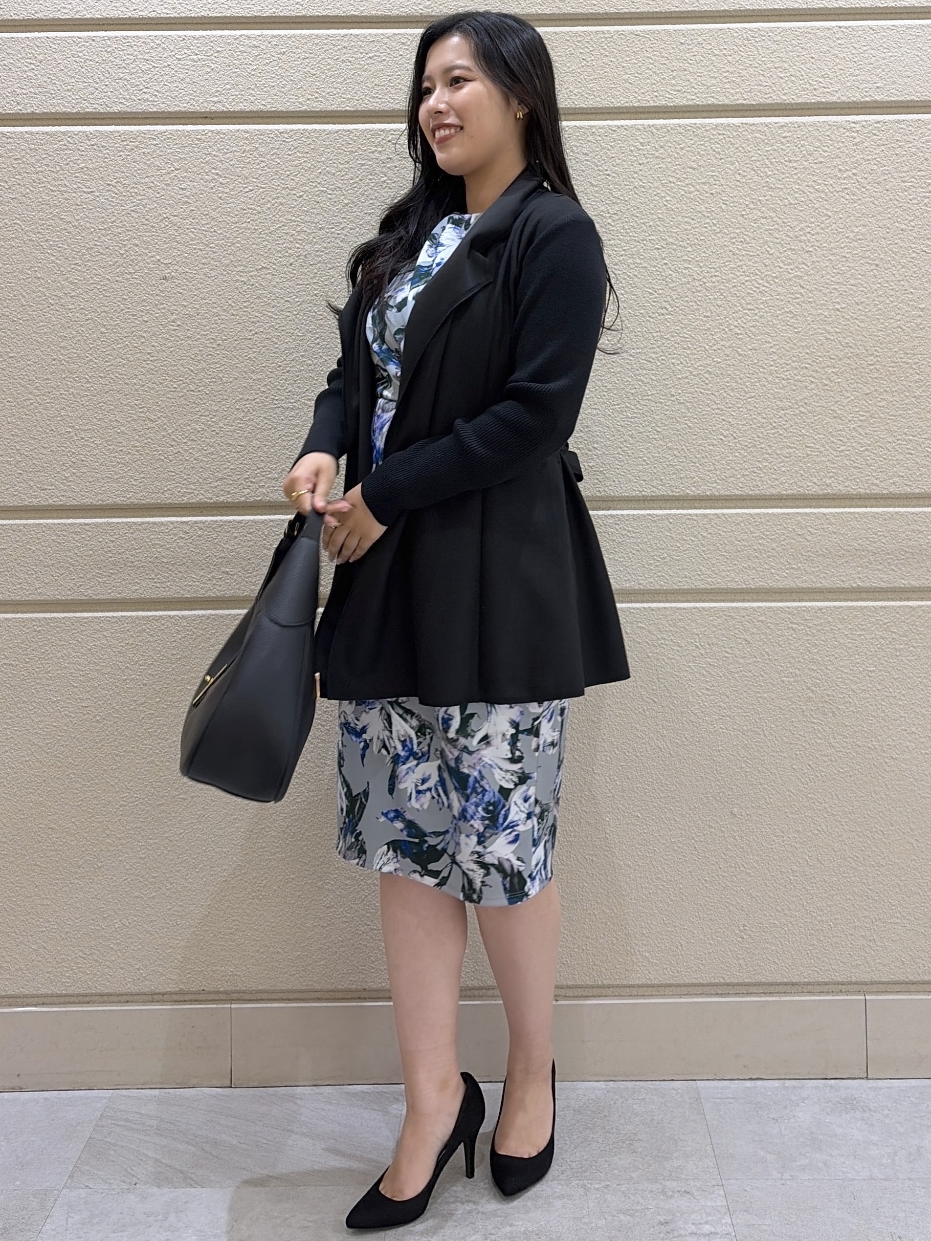 Momokaさんの「COUP DE CHANCE｜【日本製】着流しカーディガン」を使ったコーディネート