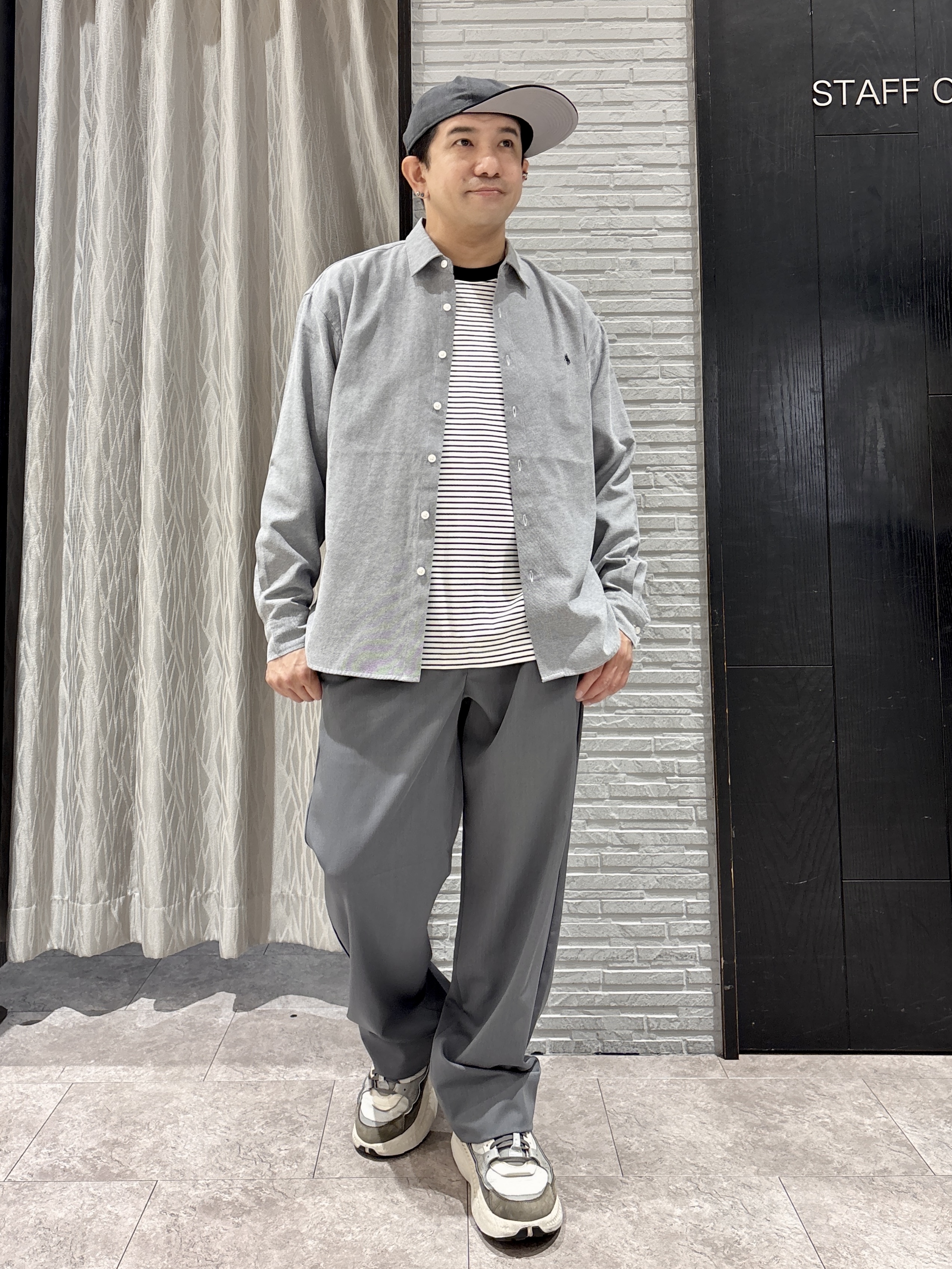 Pーyamaさんの「THE SHOP TK｜ダブルブレストジャケット」を使ったコーディネート