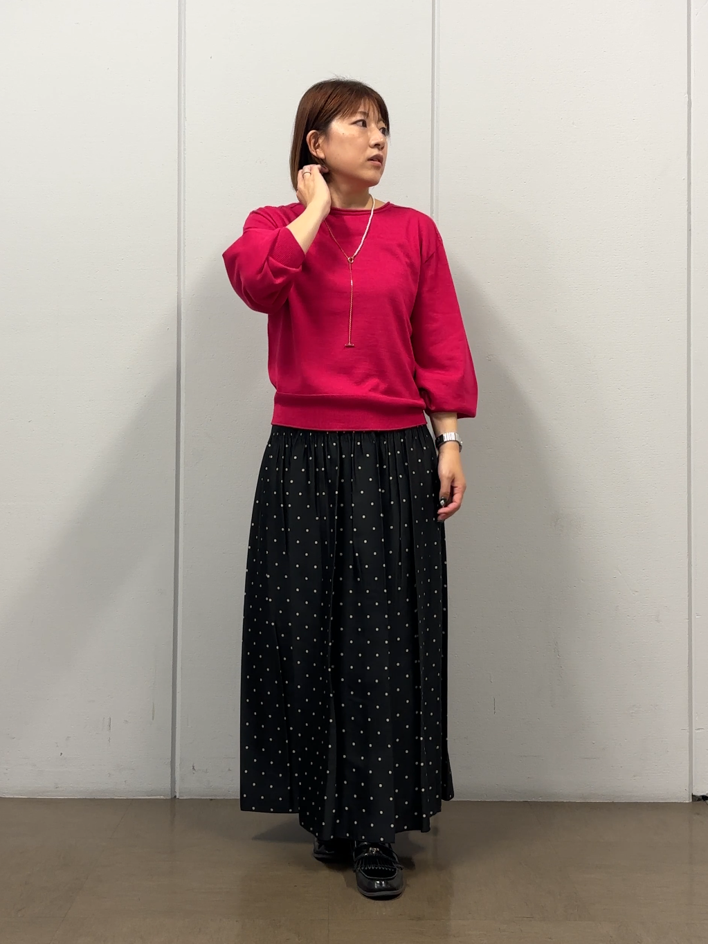 SaKiさんの「UNTITLED｜【撥水/軽アウター/2way】タフタマウンテンパーカー」を使ったコーディネート
