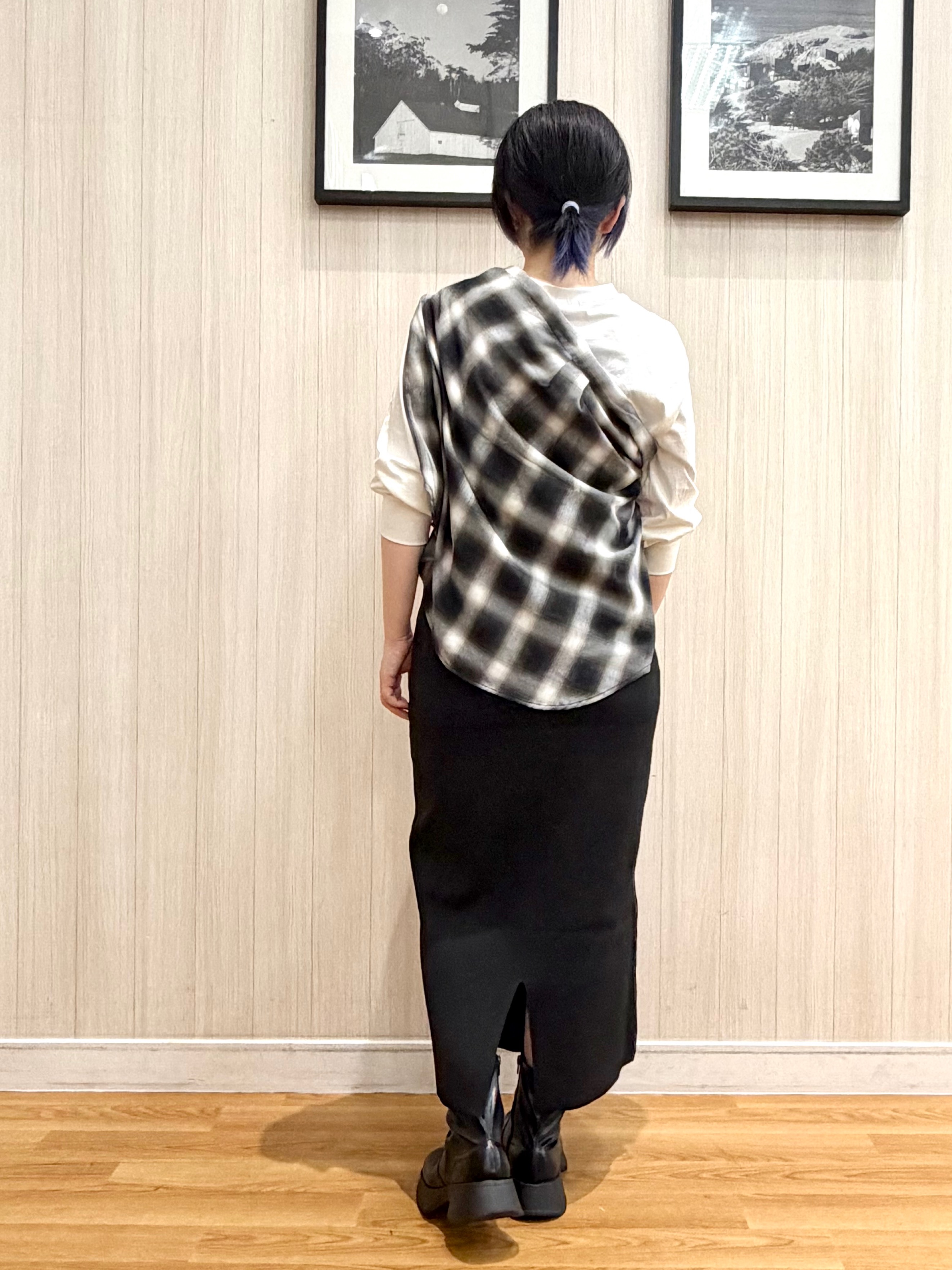 ユ（yu）さんの「SHOO･LA･RUE｜【洗濯後しわになりにくい/S-LL】気分で選ぶ 大人のデイリー使いに ベーシックシャツ」を使ったコーディネート