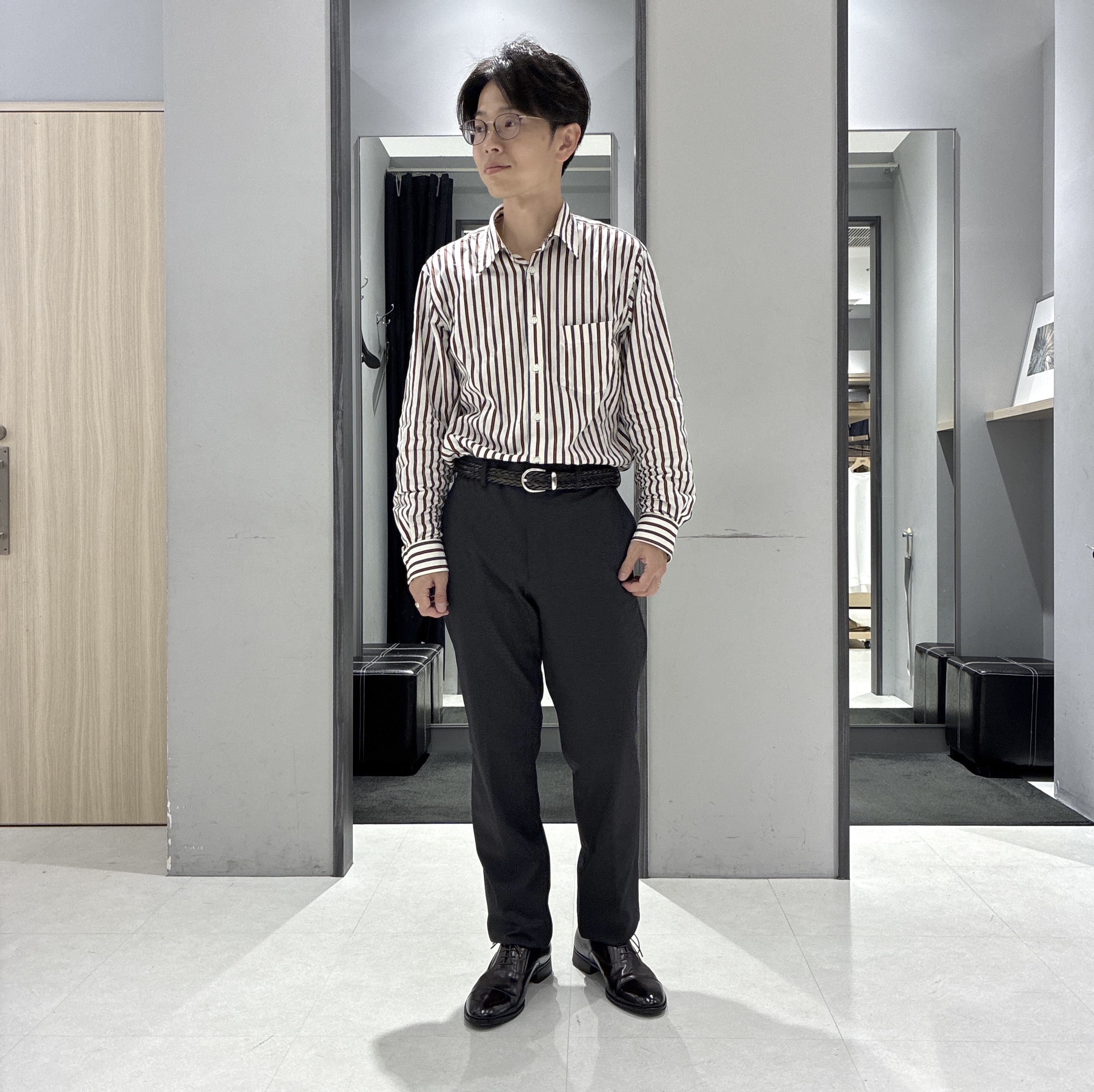 わいずみさんの「TAKEO KIKUCHI｜【360&deg;ストレッチ／軽量】None Of Stress ライト ジャケット（セットアップ対応）」を使ったコーディネート