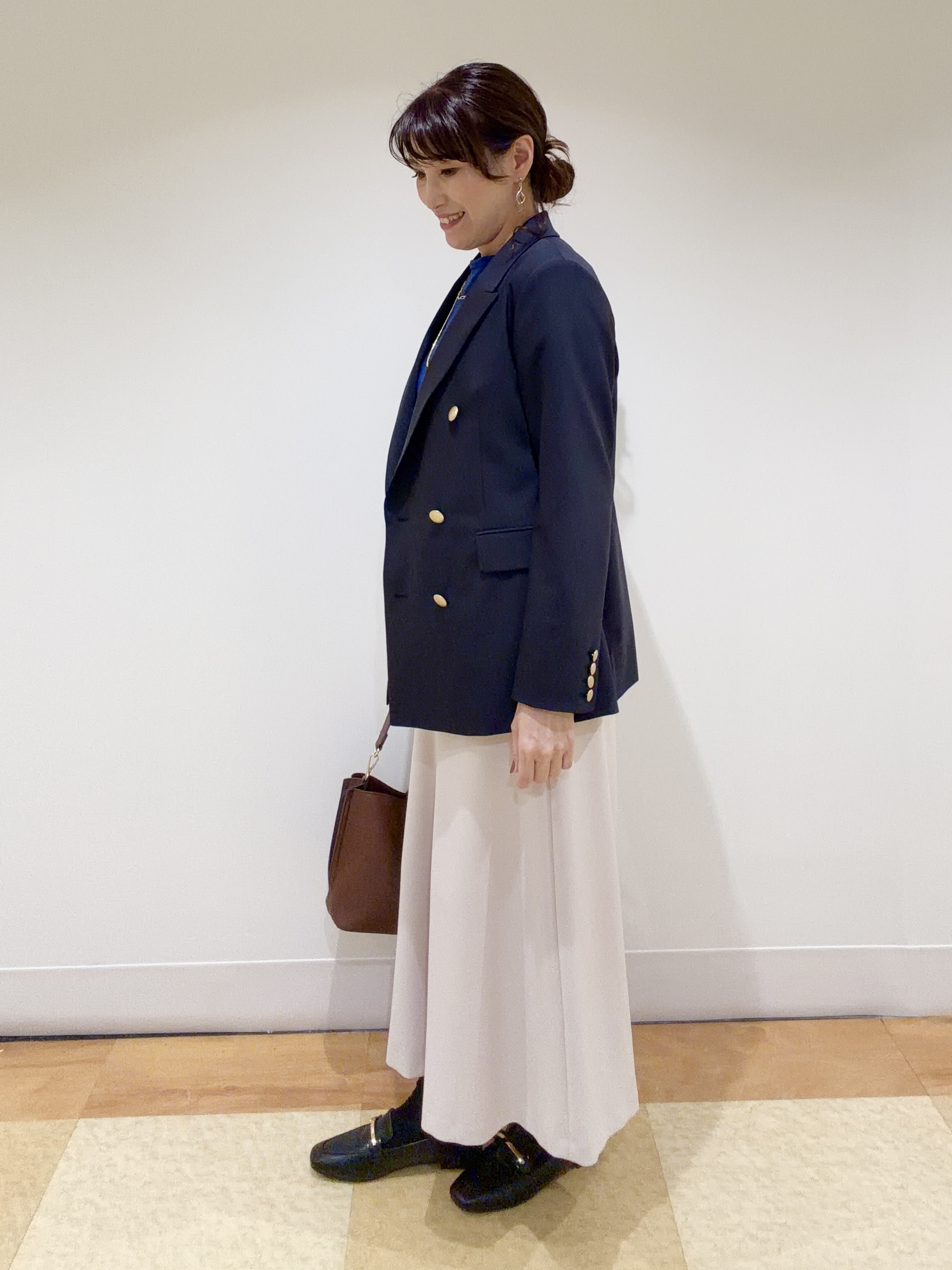 ayaさんの「Reflect｜【通勤】ダブルブレストジャケット」を使ったコーディネート