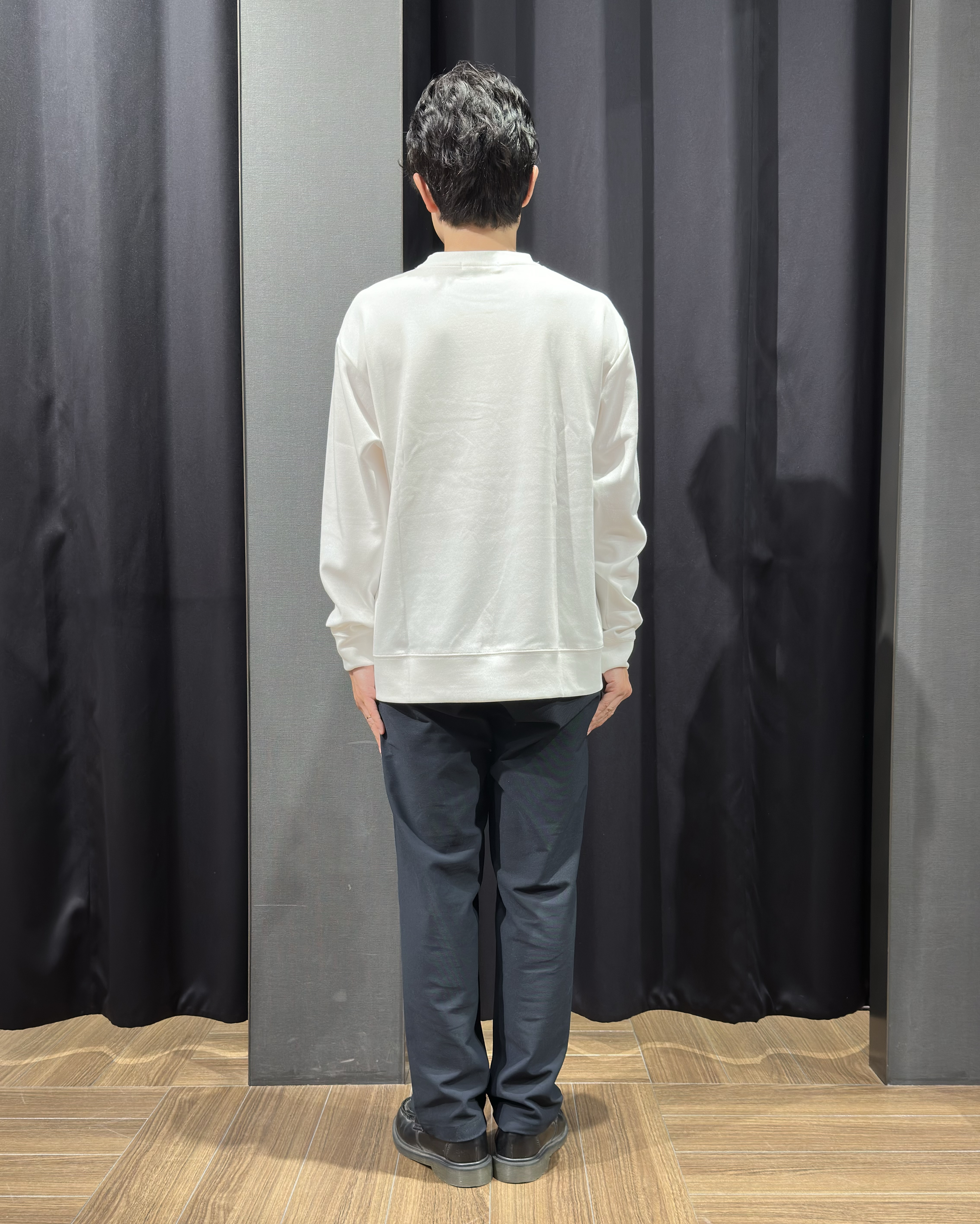 tomoyaさんの「THE SHOP TK｜【洗濯機OK】格子織 長袖シャツ」を使ったコーディネート