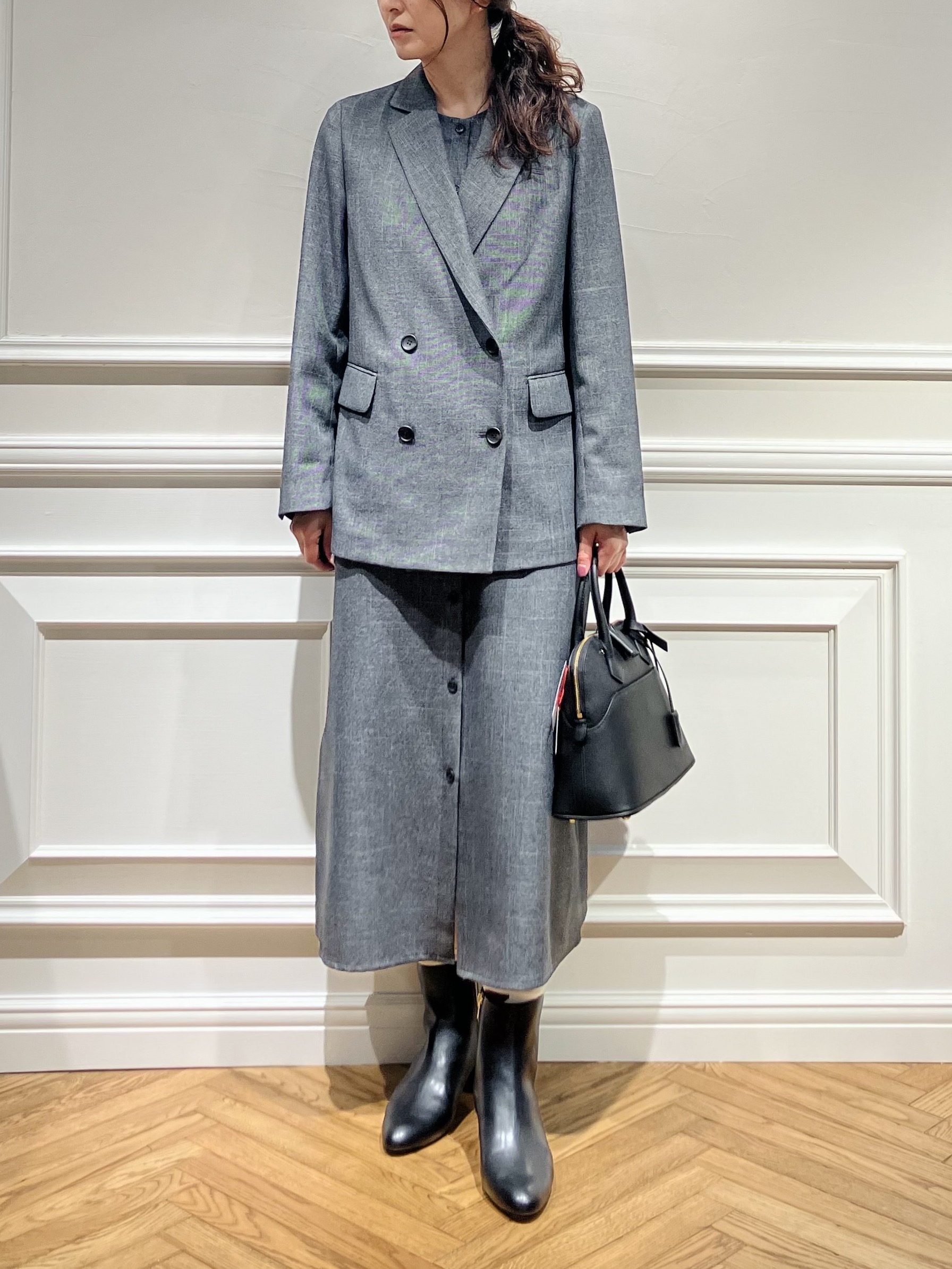 TSUKUIさんの「DRESSTERIOR｜シャークスキン ラフジャケット」を使ったコーディネート