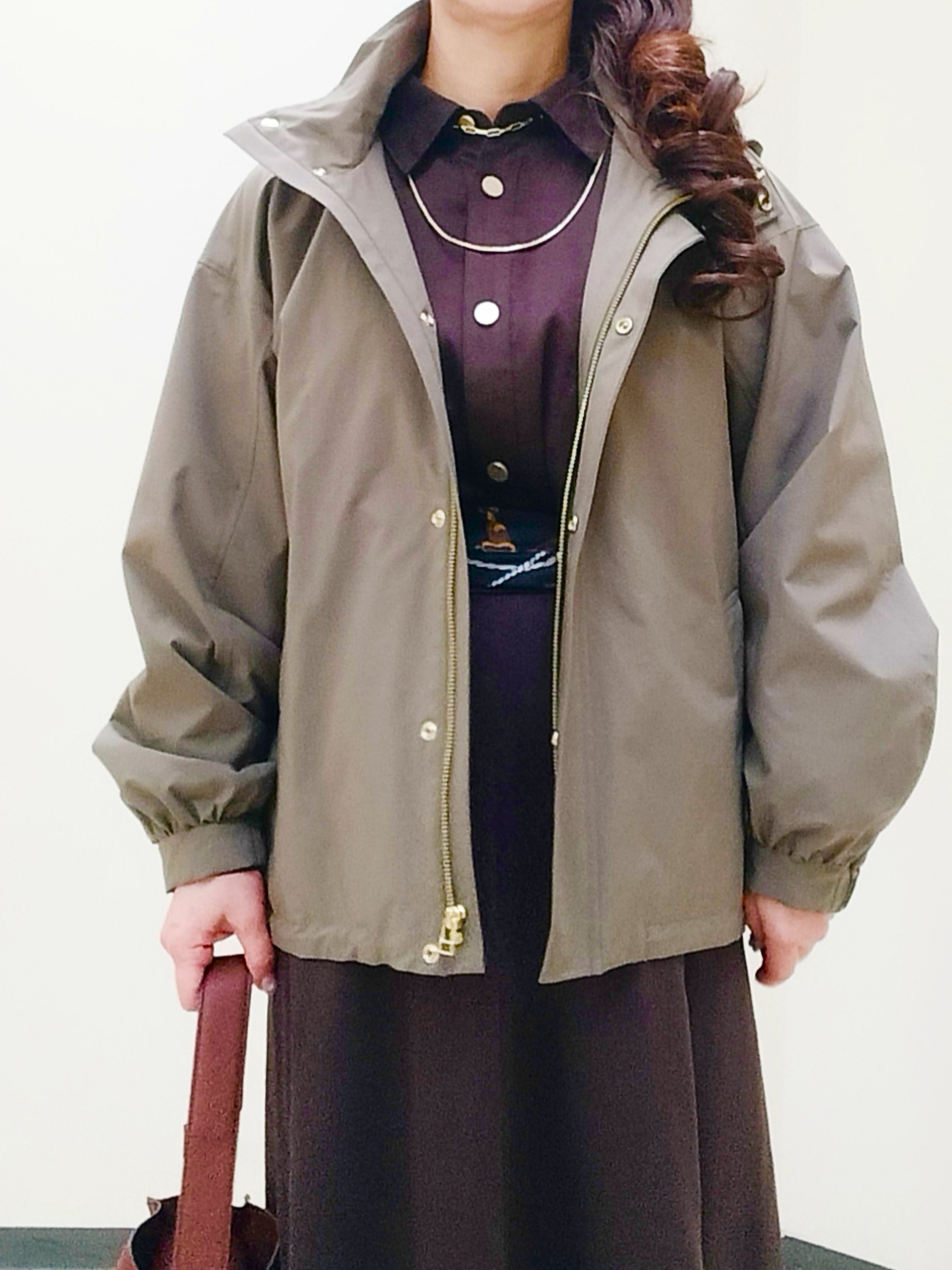 花さんの「Reflect｜【羽織◎】スエード調シャツ」を使ったコーディネート