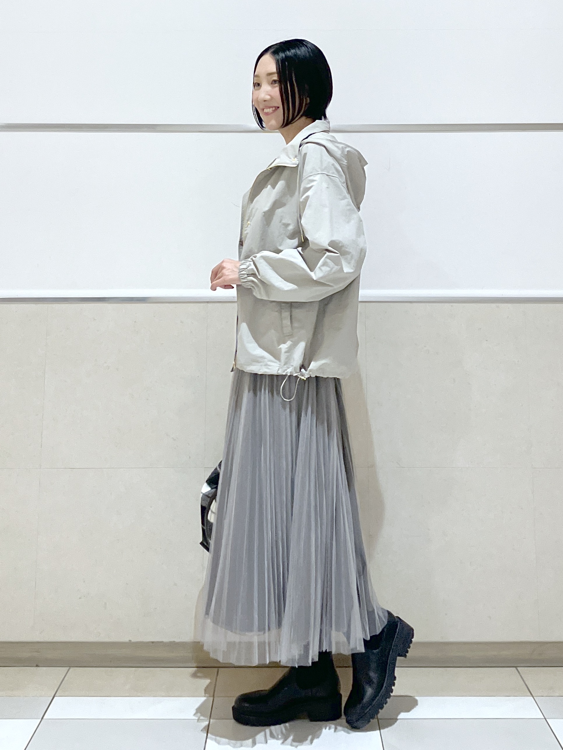eriko さんの「Dessin｜【洗濯機ＯＫ】バイカラー配色クルーネックニット」を使ったコーディネート