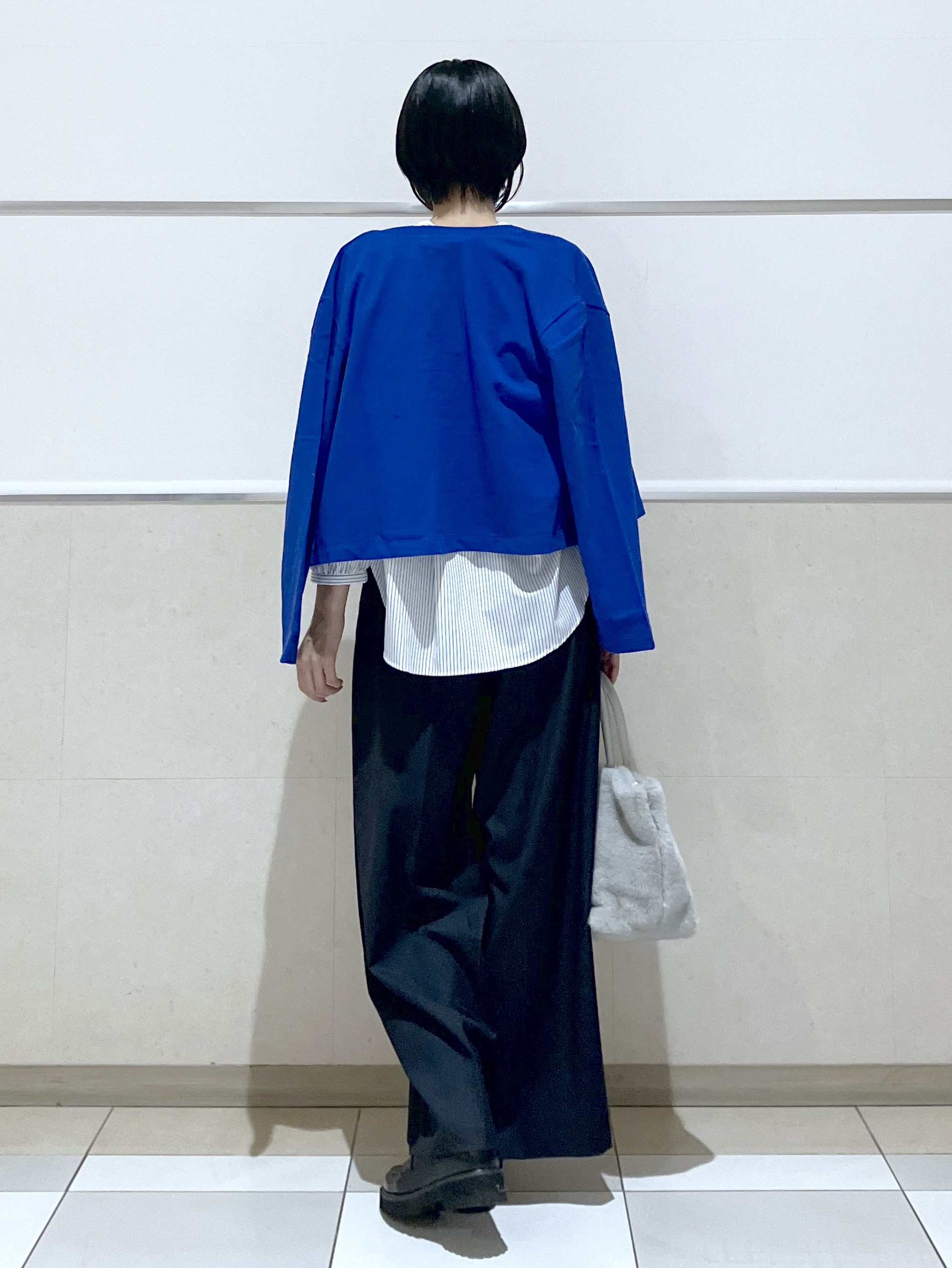 eriko さんの「Dessin｜【洗える/7色展開/XS-L】フロントフリルブラウス」を使ったコーディネート