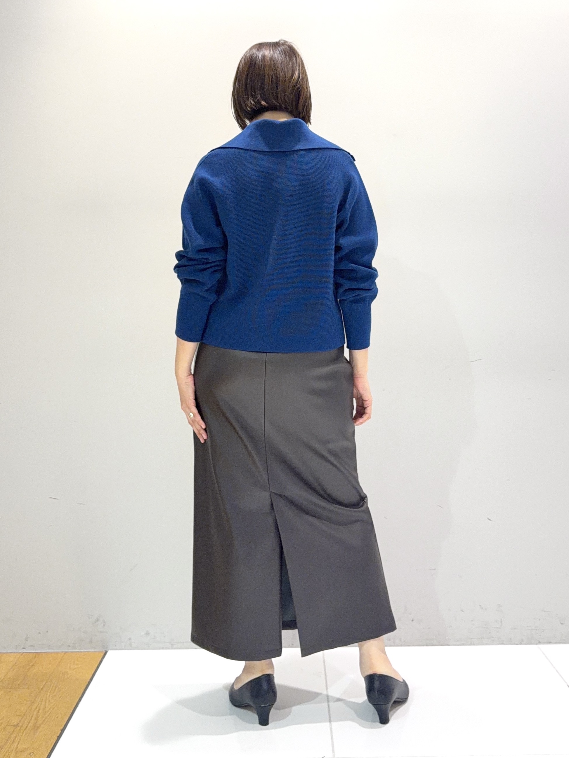 murayamaさんの「INDIVI｜【ラム革／美脚／通勤】レザーパンプス」を使ったコーディネート