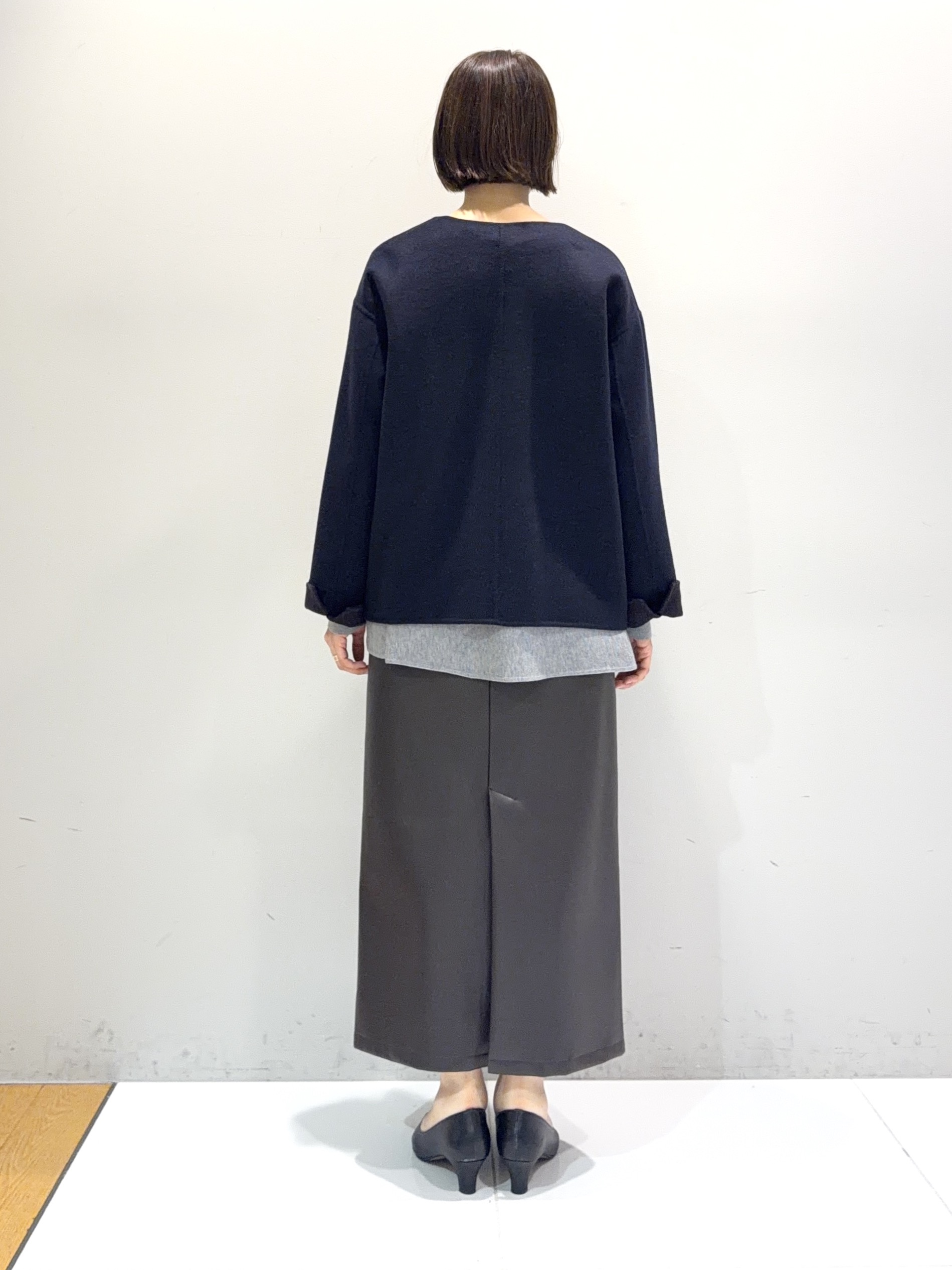 murayamaさんの「INDIVI｜【ラム革／美脚／通勤】レザーパンプス」を使ったコーディネート