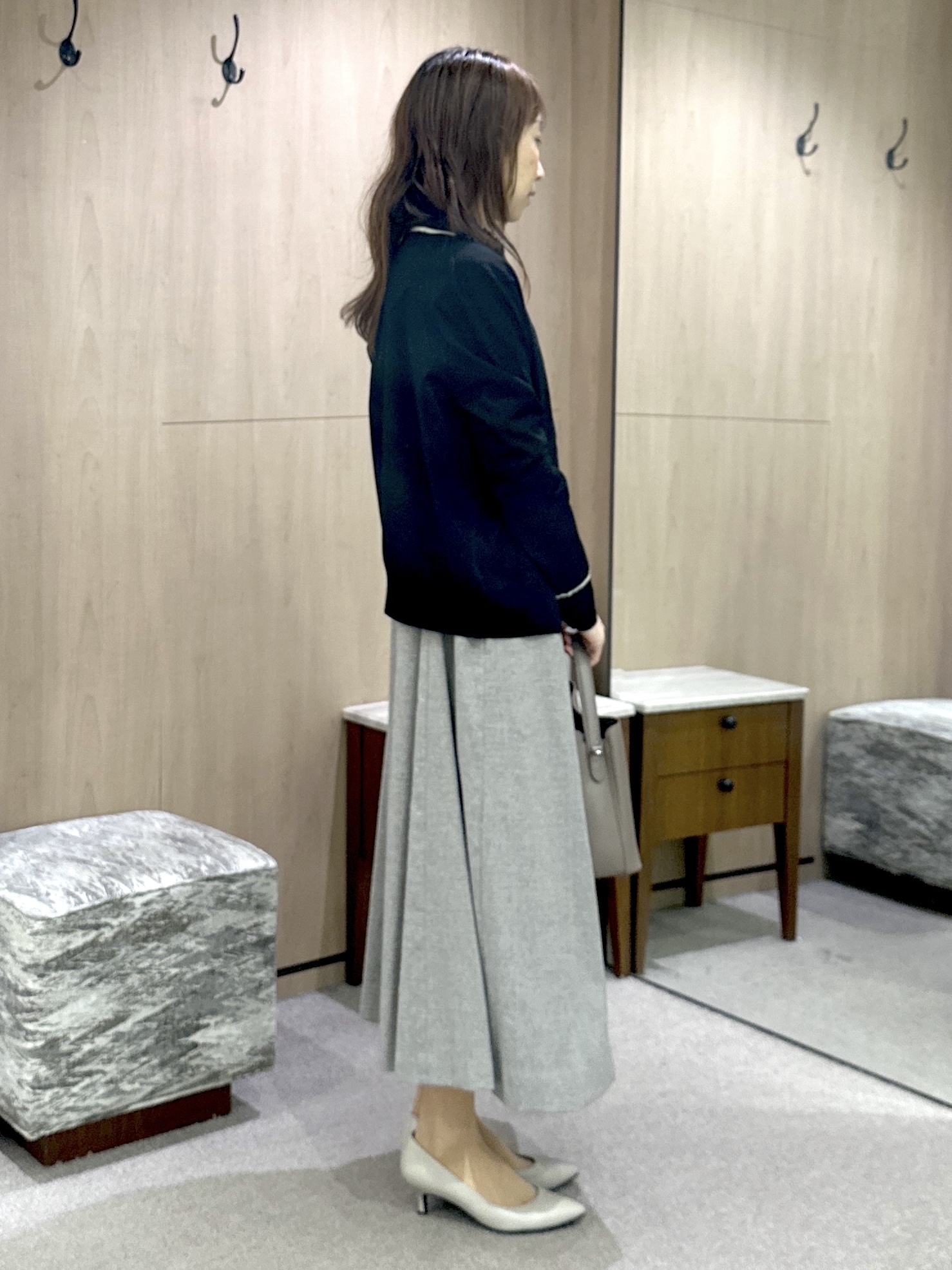 Miwaさんの「UNTITLED｜【重ね着レイヤード】レースハイネックトップス」を使ったコーディネート