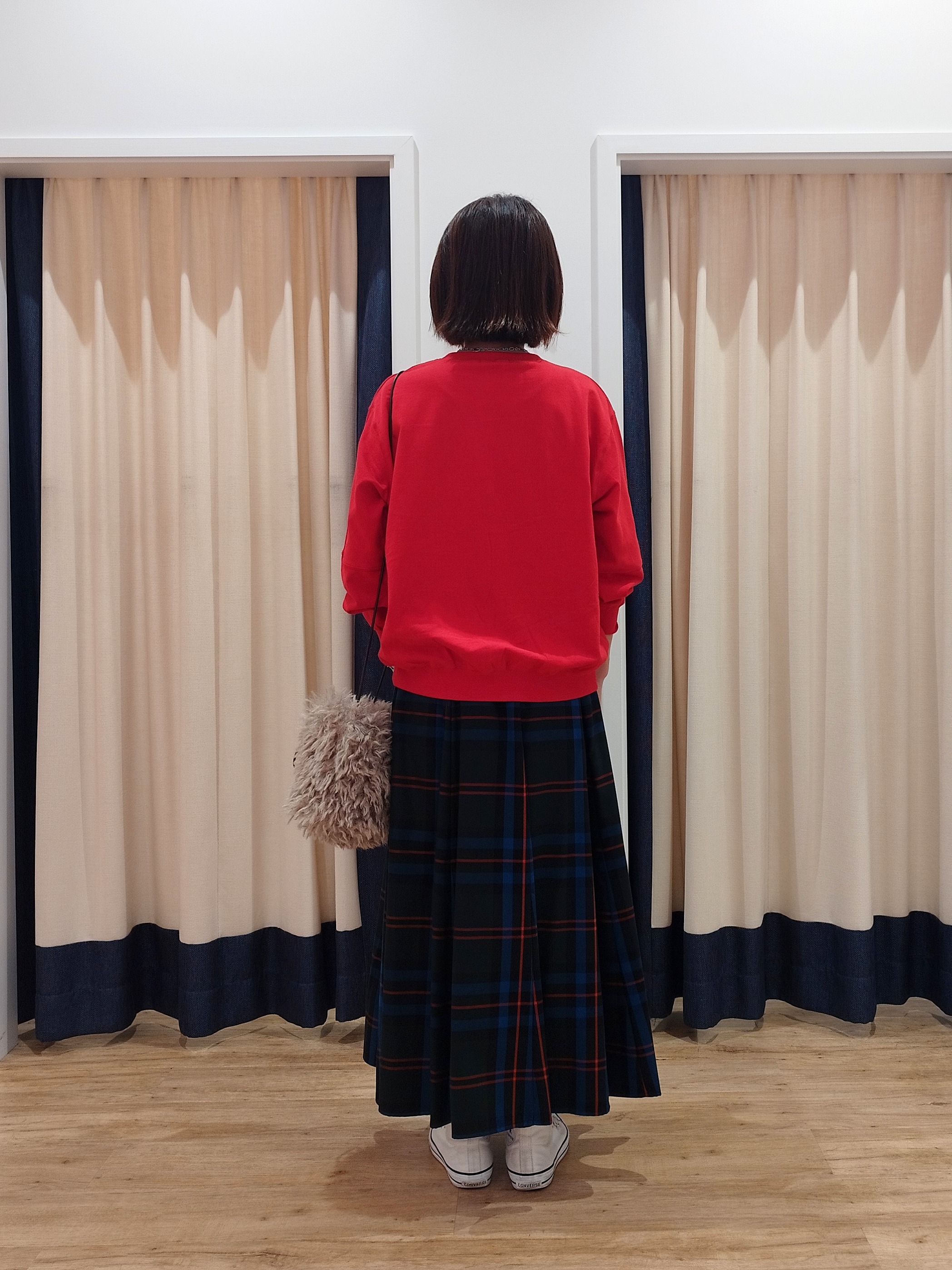 HIROさんの「Dessin｜【洗える/6色展開】フォルムスリーブミニ裏毛 プルオーバー」を使ったコーディネート