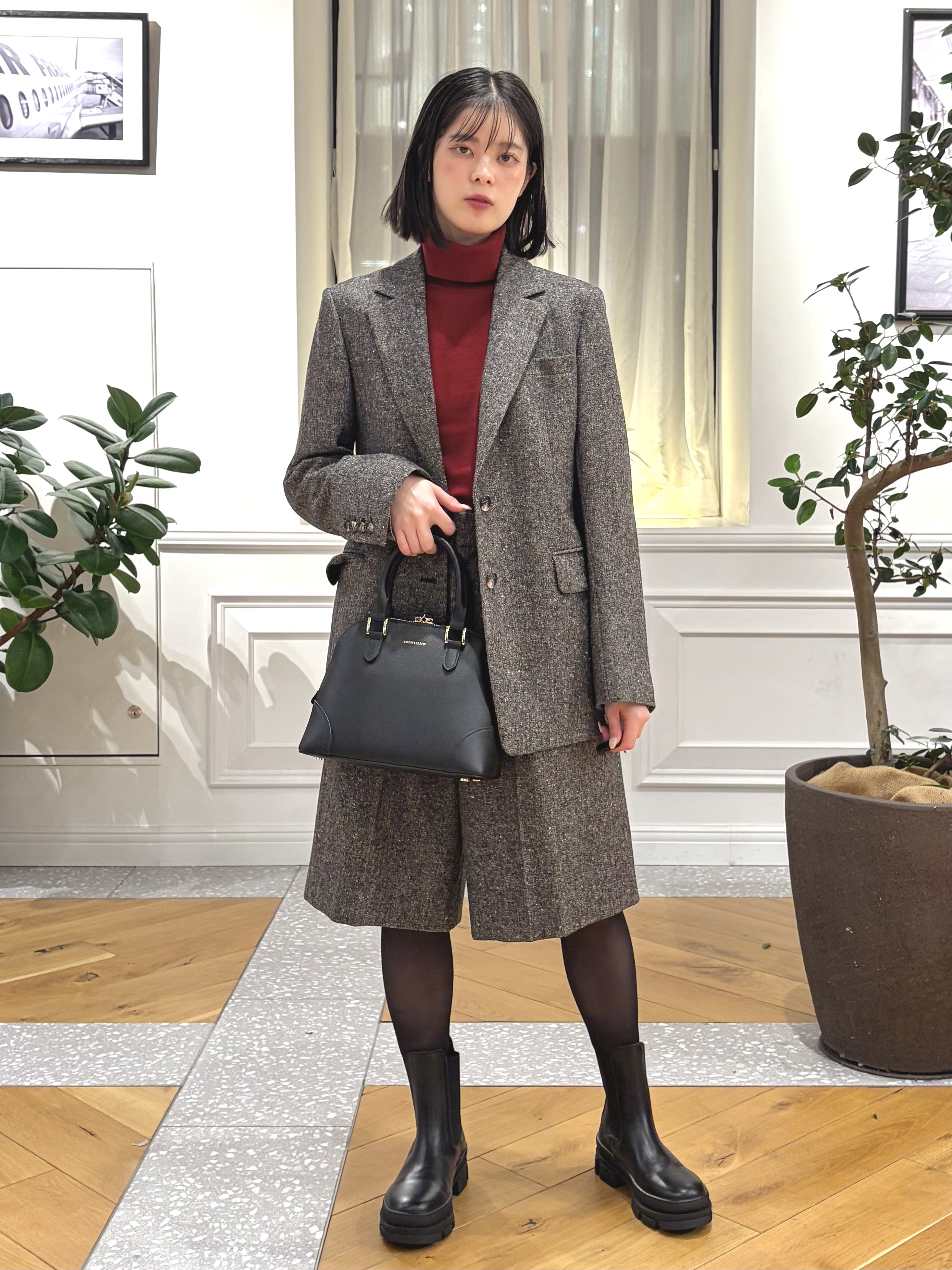 pupiさんの「DRESSTERIOR｜【セットアップ可】ネップツイード ジャケット」を使ったコーディネート