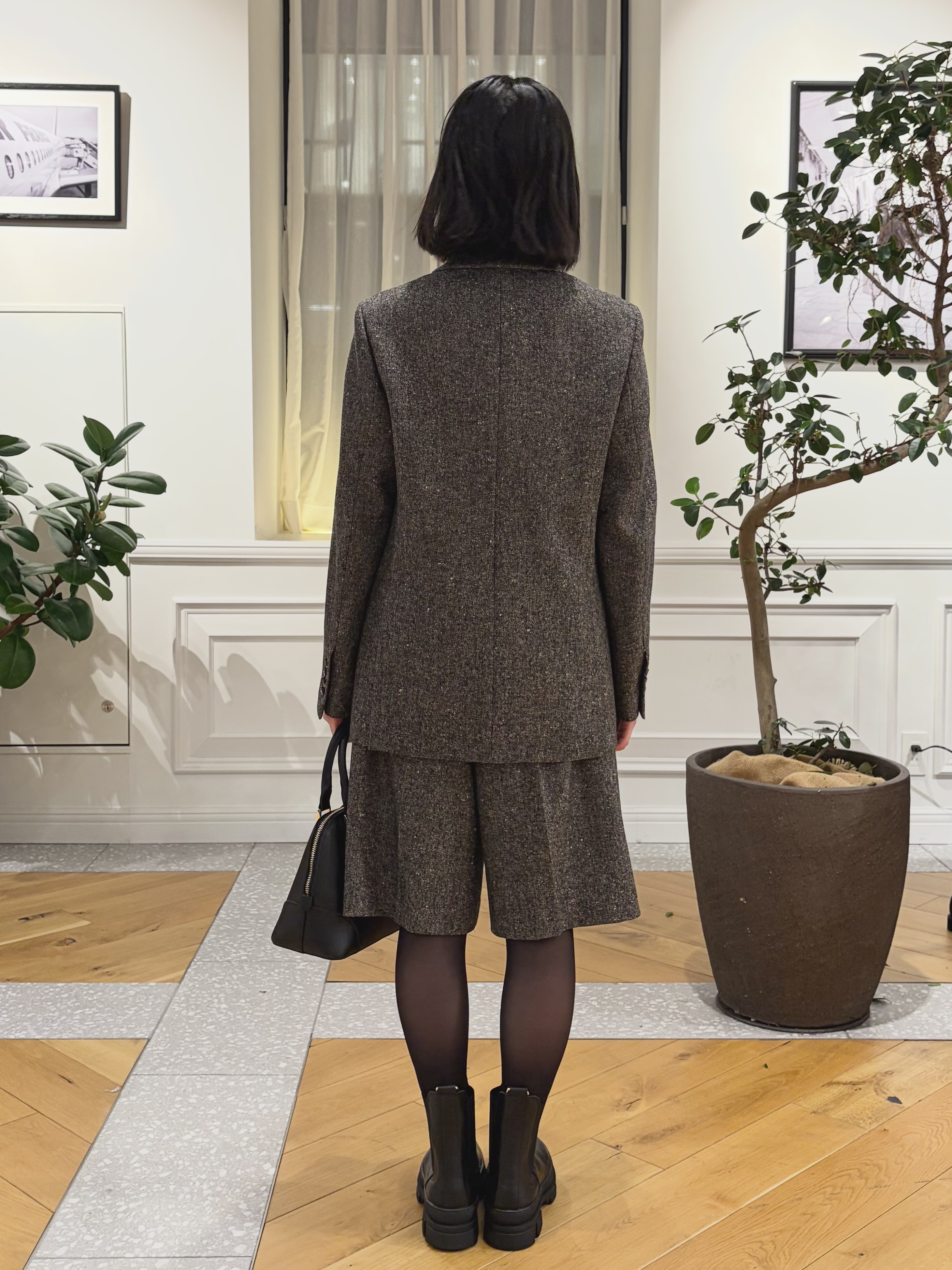 pupiさんの「DRESSTERIOR｜【セットアップ可】ネップツイード ジャケット」を使ったコーディネート