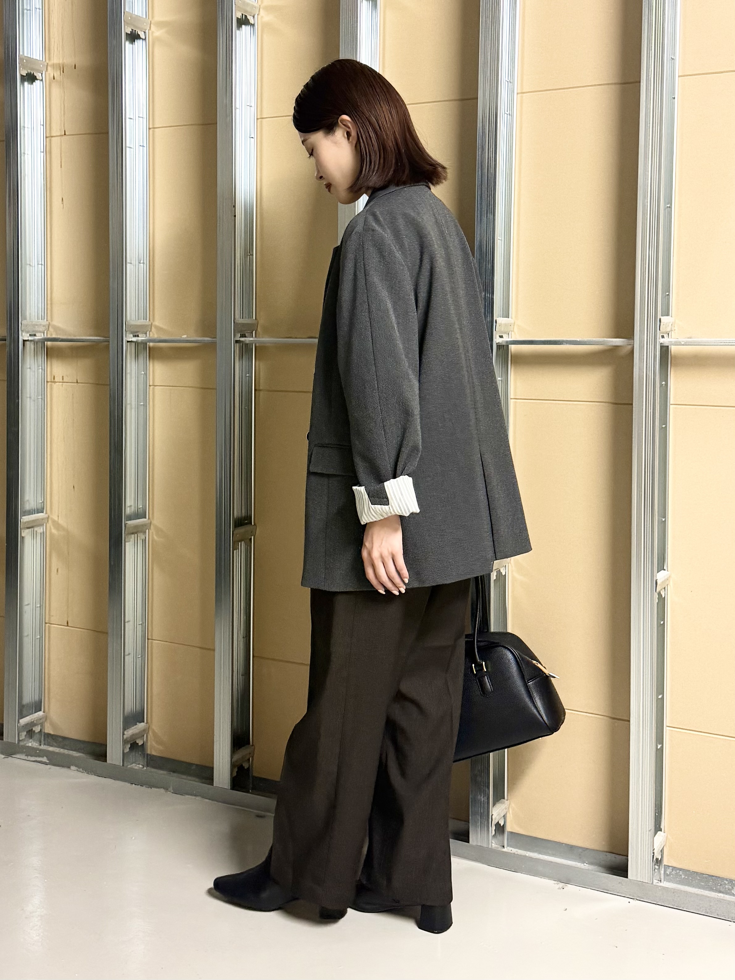 sahoさんの「THE SHOP TK｜クラシカルな雰囲気 ダブルブレストジャケット」を使ったコーディネート