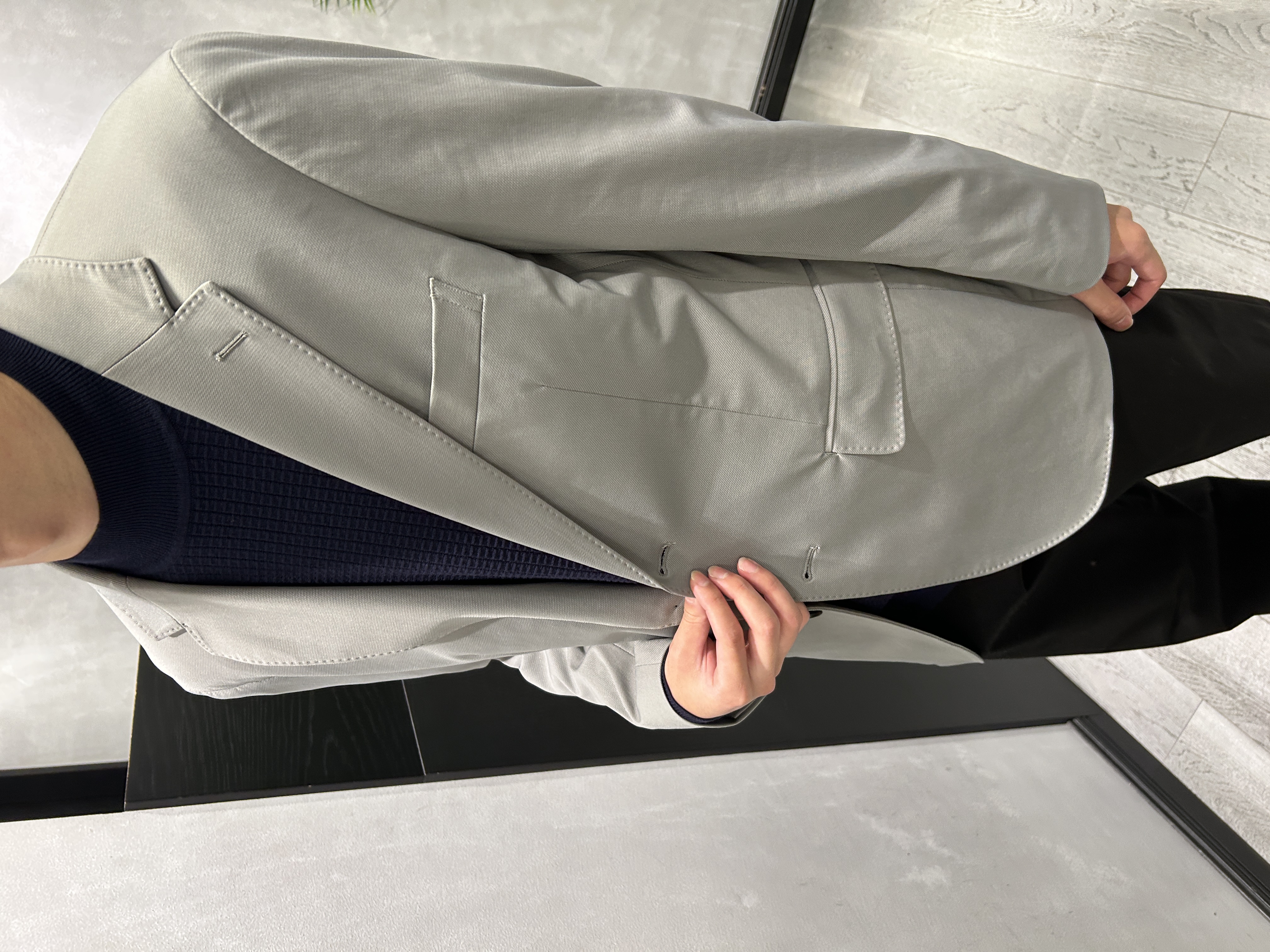 ruiさんの「TAKEO KIKUCHI｜【360&deg;ストレッチ／軽量】None Of Stress ライト ジャケット（セットアップ対応）」を使ったコーディネート