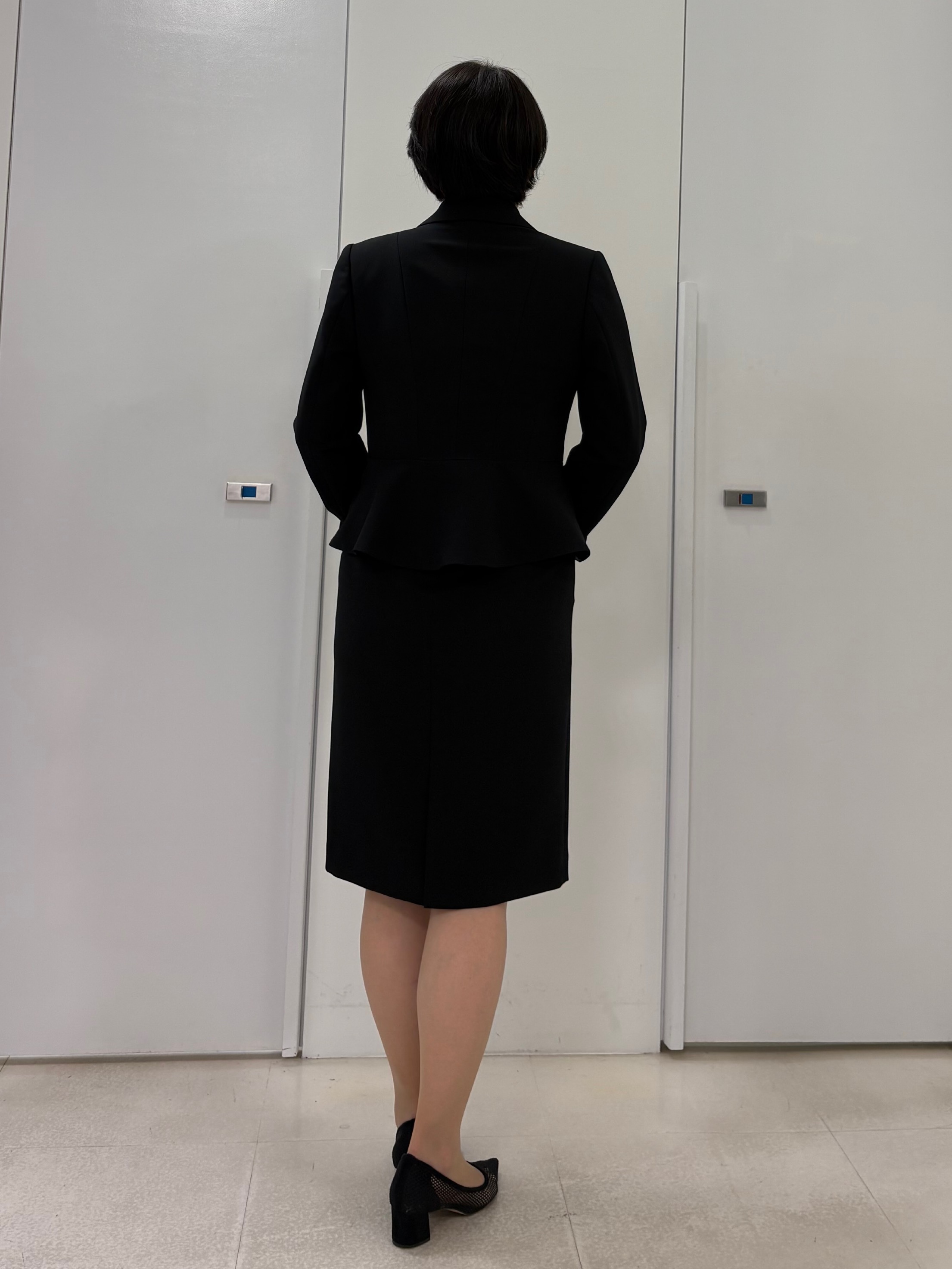 hIさんの「COUP DE CHANCE｜【手洗い可／日本製／スーツ可】ペプラムジャケット」を使ったコーディネート