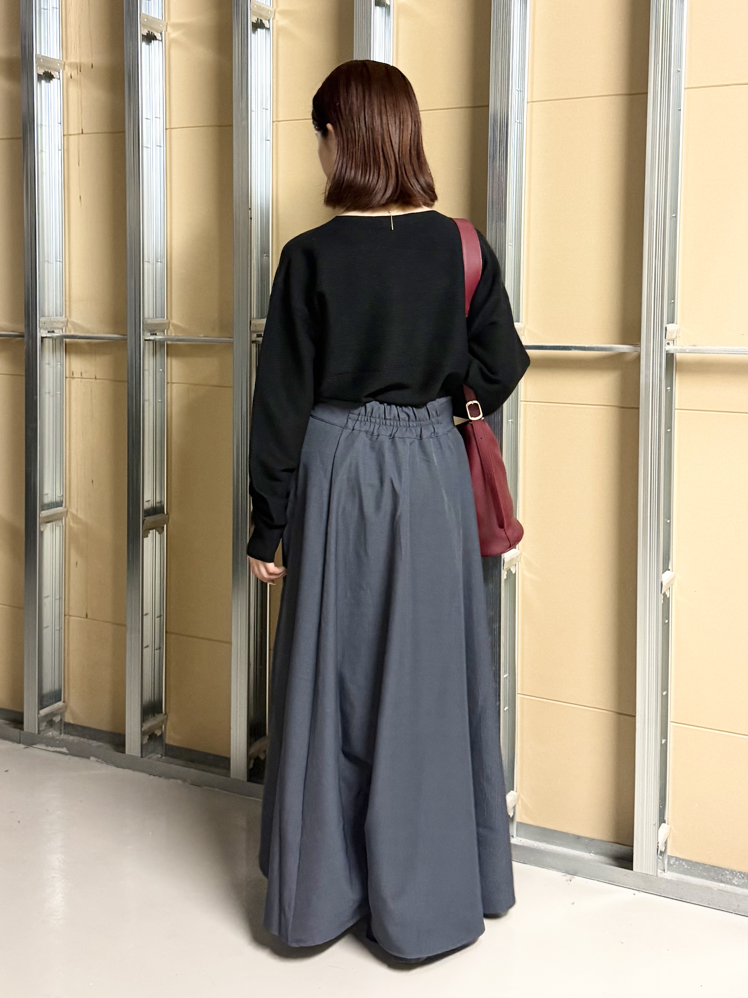 sahoさんの「THE SHOP TK｜【毛玉防止/蓄熱/洗える】美映えガーターニット」を使ったコーディネート