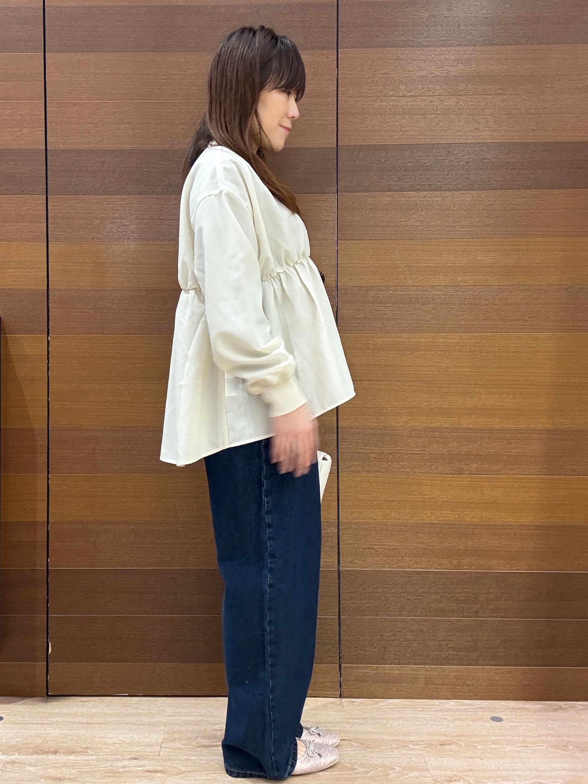 maichiさんの「OPAQUE.CLIP｜ブラウス風シアーカーディガン【洗濯機OK】」を使ったコーディネート