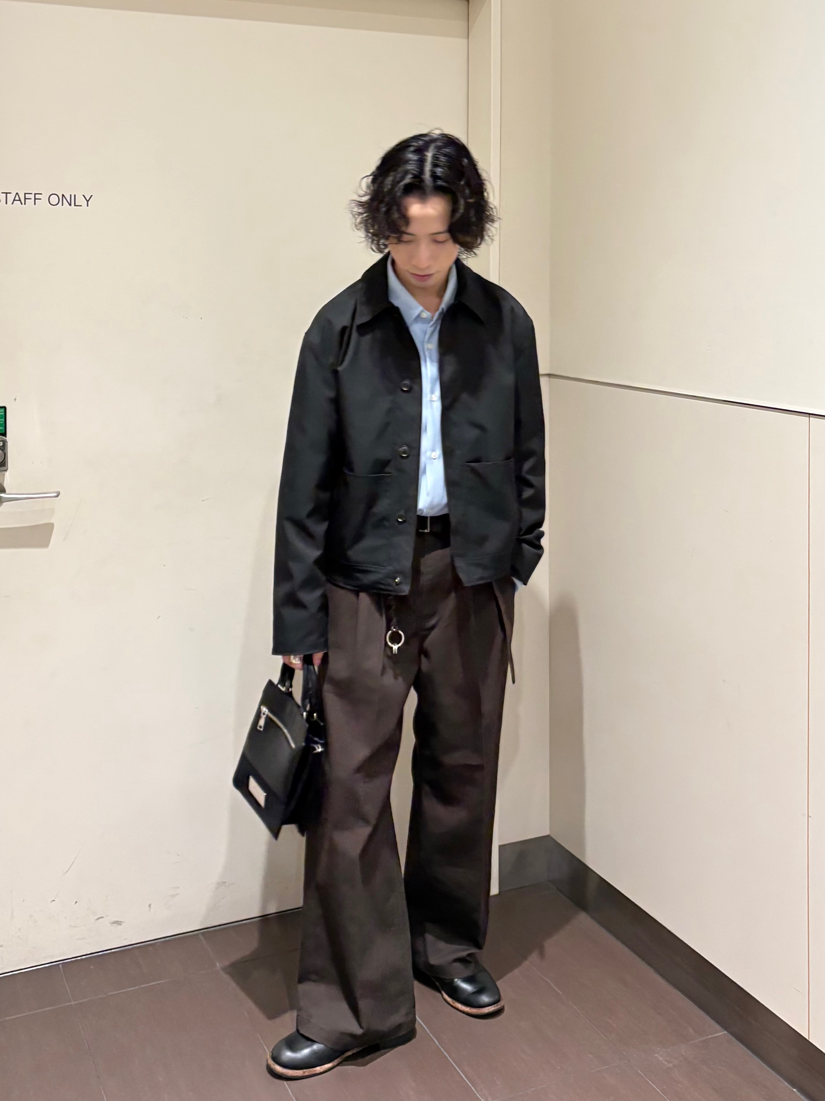 ナノシーさんの「tk.TAKEO KIKUCHI｜ショートカバーオールジャケット」を使ったコーディネート