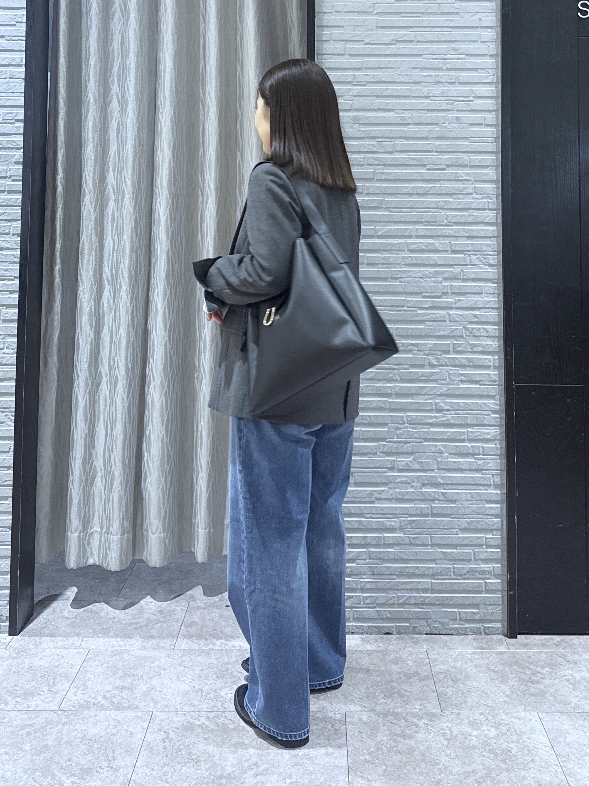 chさんの「THE SHOP TK｜クラシカルな雰囲気 ダブルブレストジャケット」を使ったコーディネート