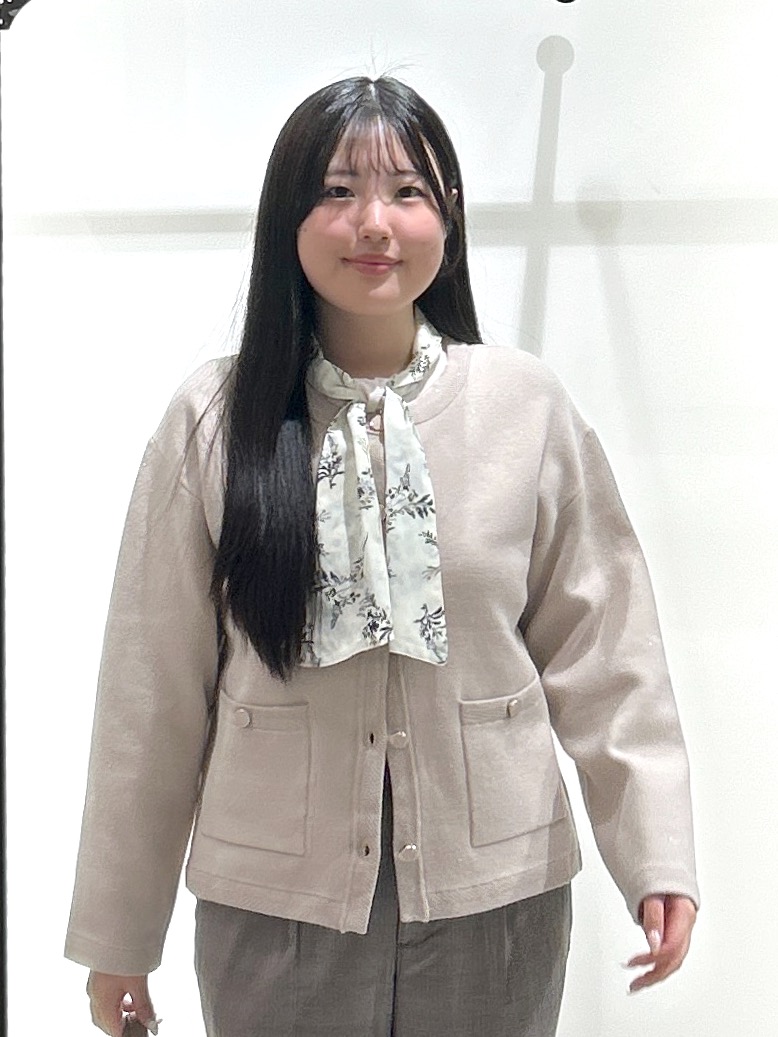 sayaさんの「OPAQUE.CLIP｜【セットアップ可】ノーカラーミドルコーディガン《洗濯機OK》」を使ったコーディネート