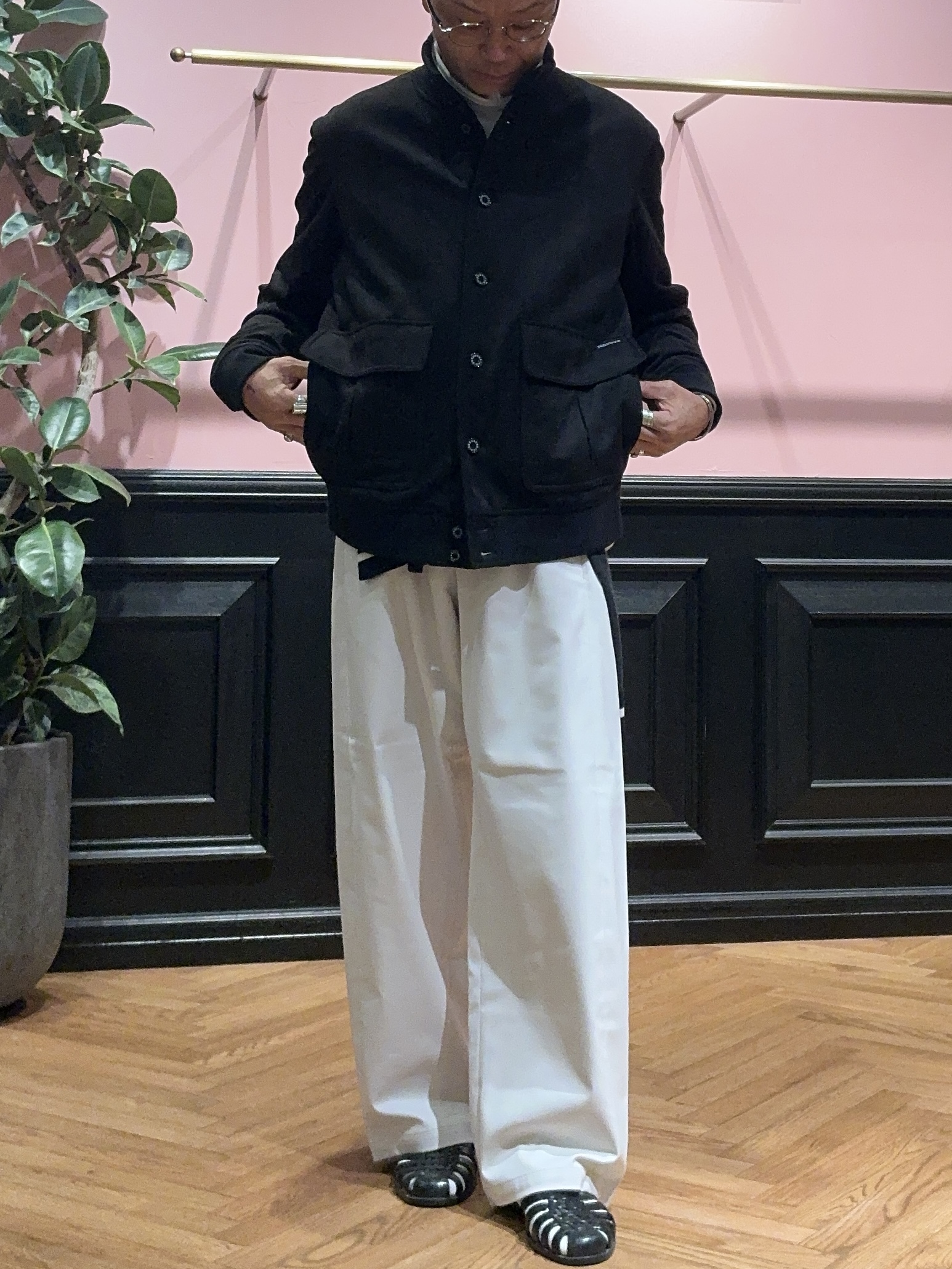 torigoeさんの「DRESSTERIOR｜スエード調 シティ タンカースジャケット」を使ったコーディネート