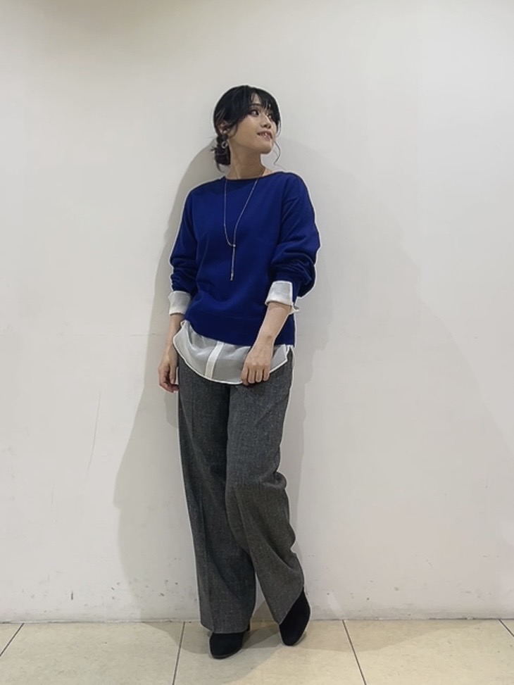 watanabeさんの「UNTITLED｜【店頭人気！/8色展開】ボリュームスリーブニットプルオーバー」を使ったコーディネート