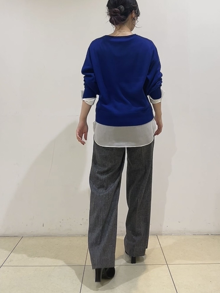 watanabeさんの「UNTITLED｜【店頭人気！/8色展開】ボリュームスリーブニットプルオーバー」を使ったコーディネート