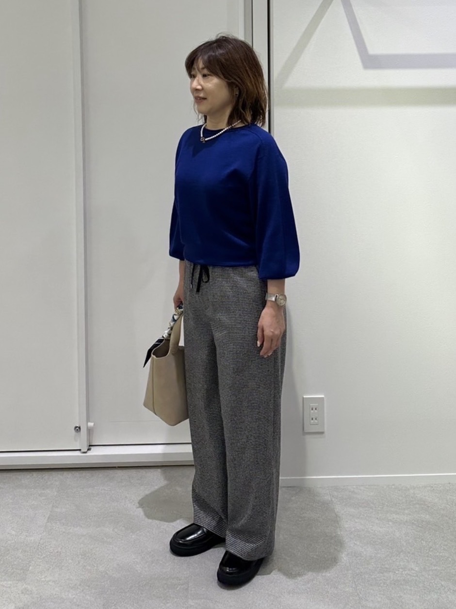 Juneさんの「UNTITLED｜【大人の抜け感/8色展開】ボリュームスリーブニットプルオーバー」を使ったコーディネート